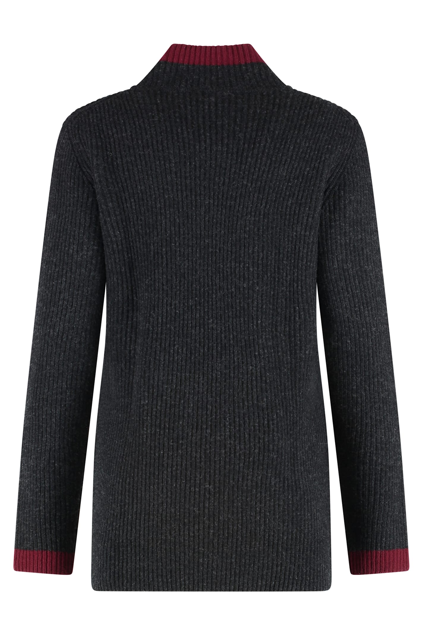 Etro Wool And Cashmere Sweater In Gray