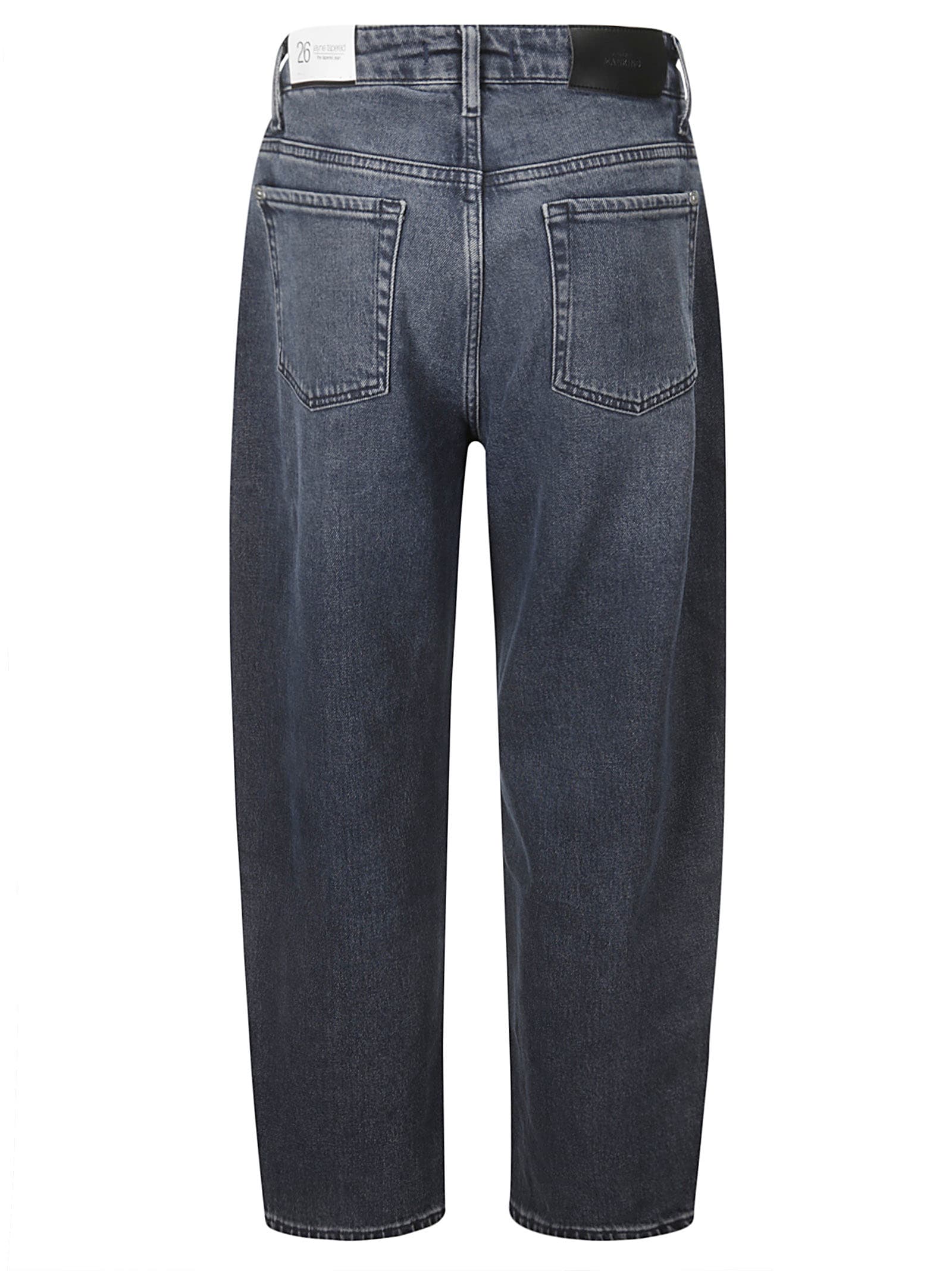 Shop 7 For All Mankind Jayne Tapered Full Moon In Dark Blue