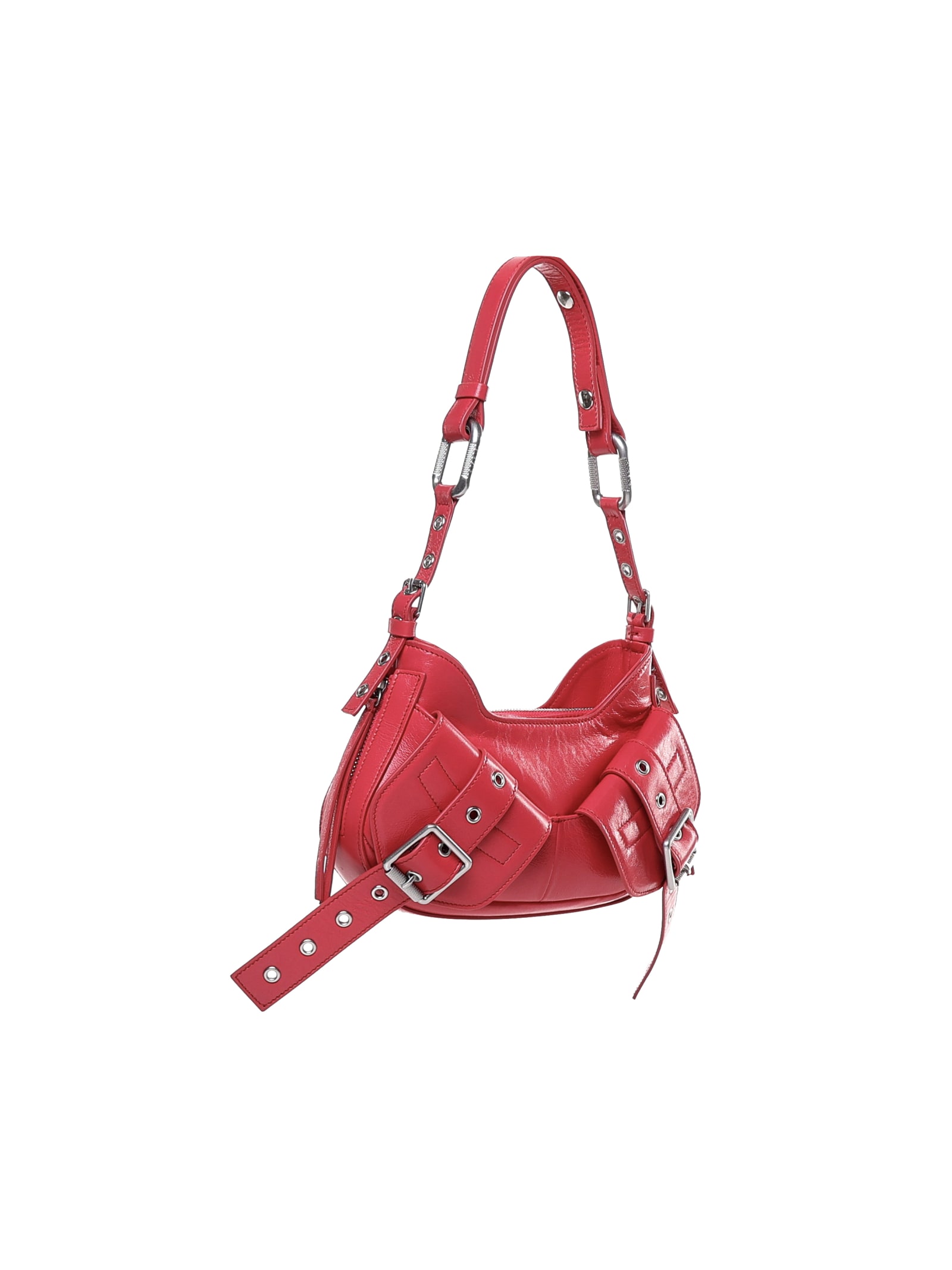 Shop Biasia Shoulder Bag Y2k.002 In Red