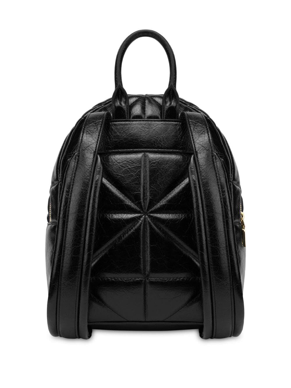 Shop Love Moschino Backpack In Black