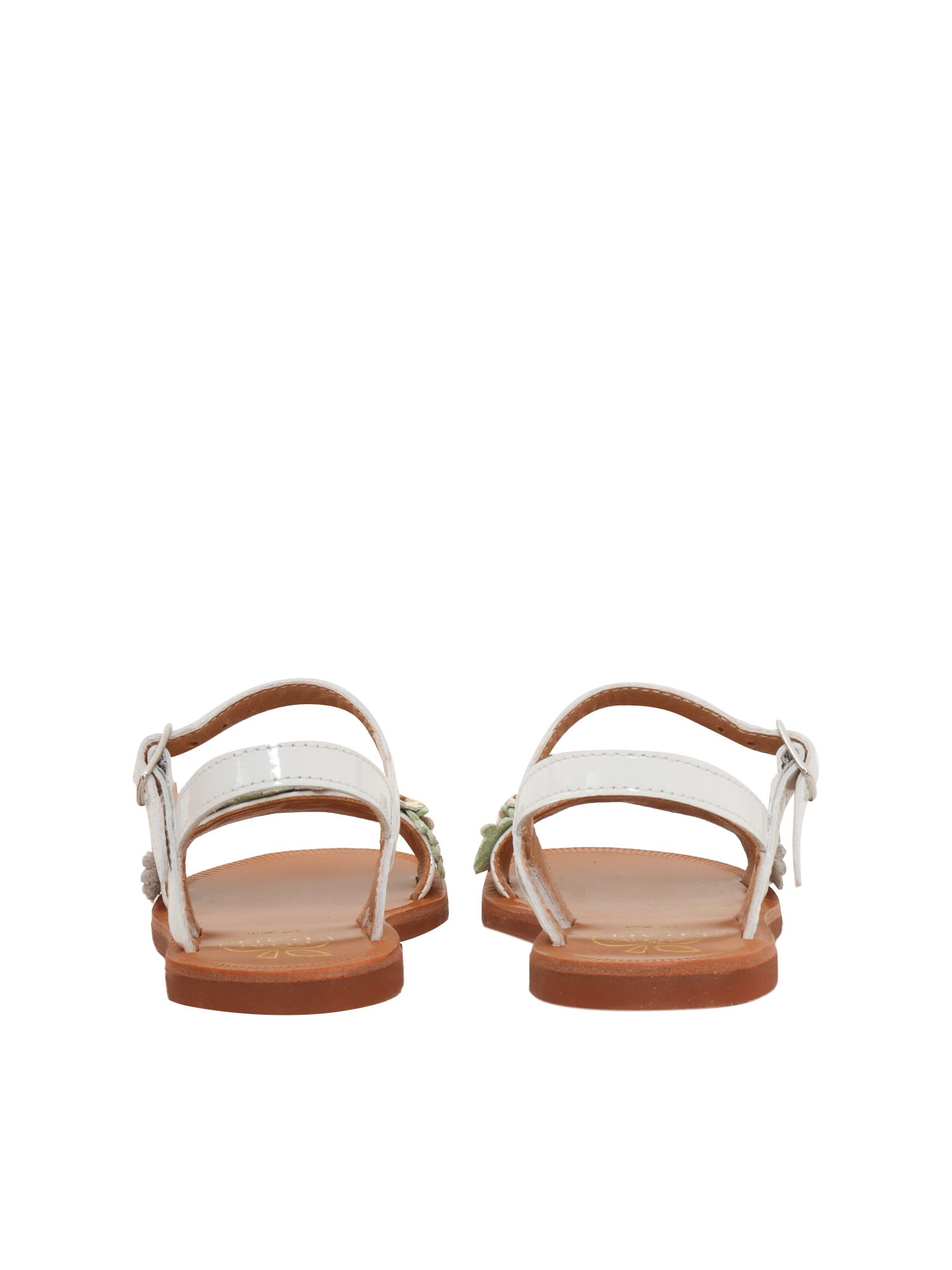 Pom D'api Plagette Multi Flo Shoes In White