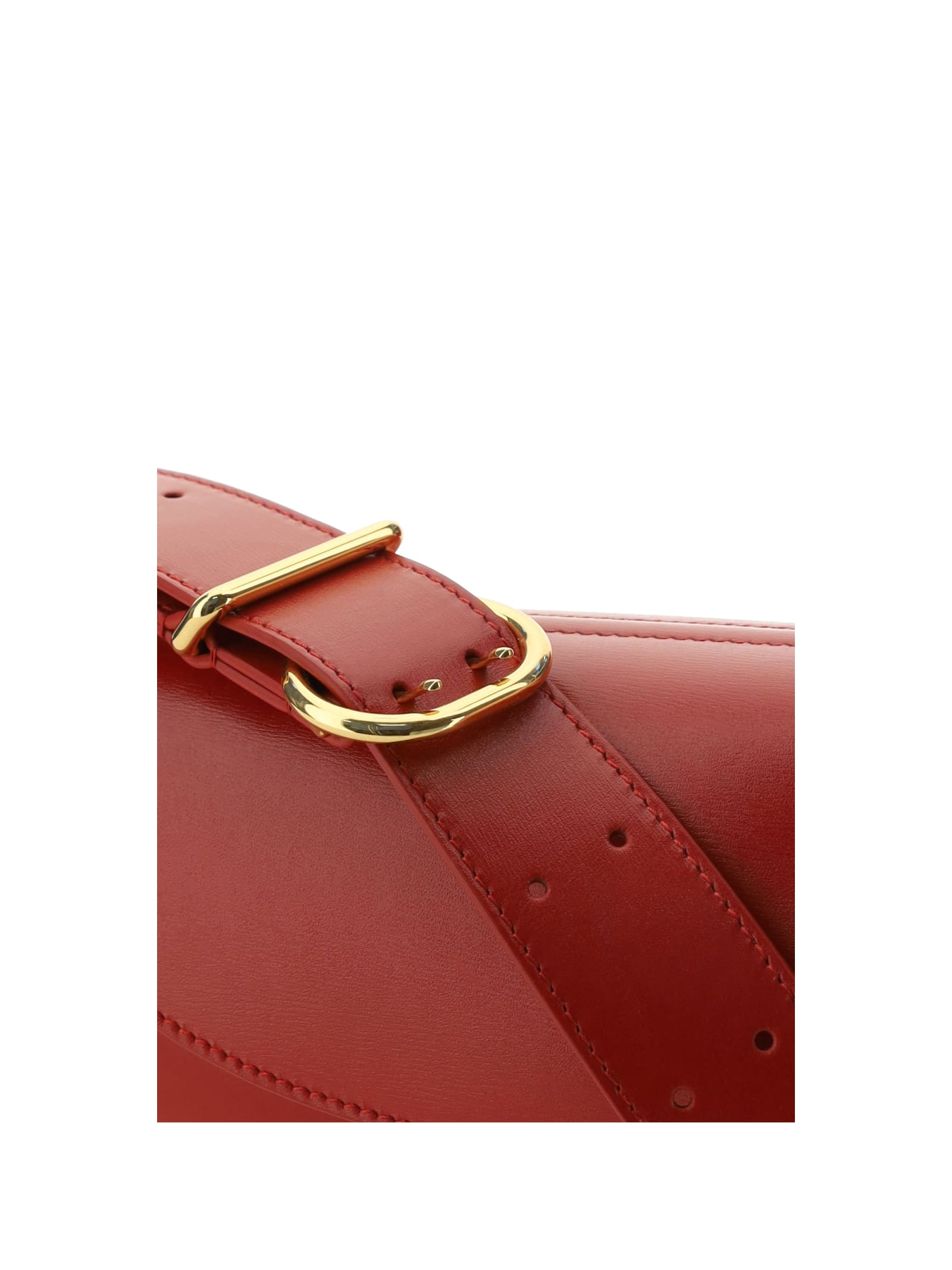 Shop Jil Sander Cannolo Handbag In Rosso