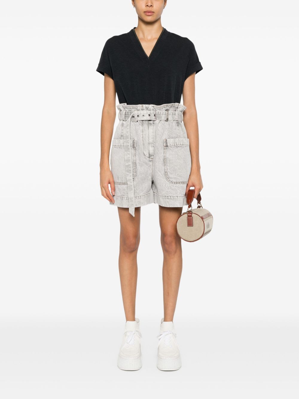 Brunello Cucinelli Scollo V M/c In Black