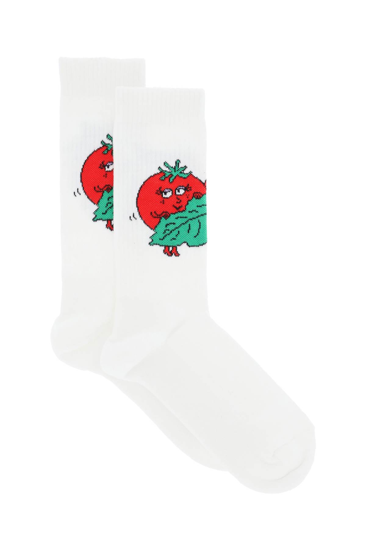 Happy Tomatoes Crew Socks