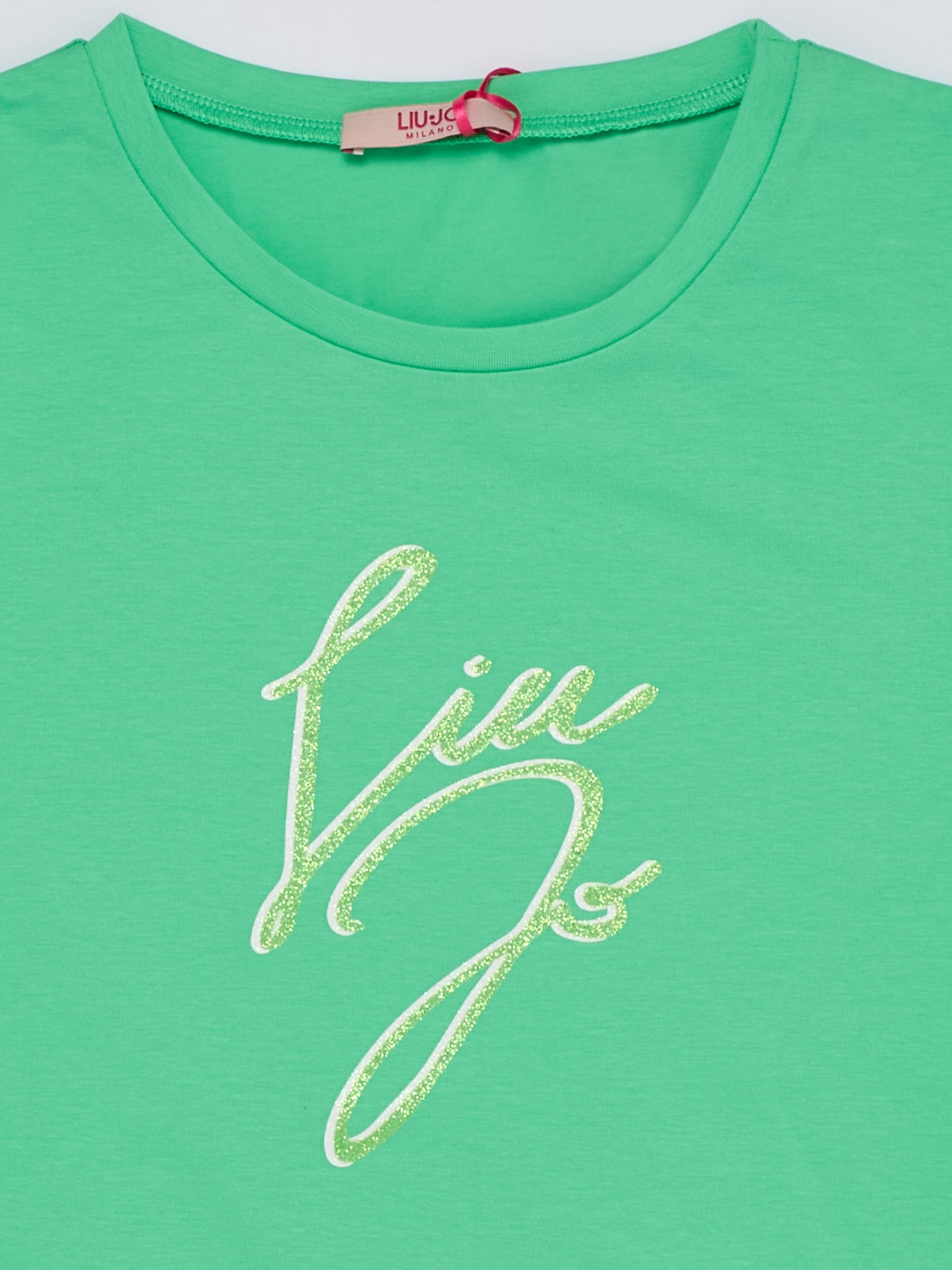 Shop Liu •jo T-shirt T-shirt In Verde