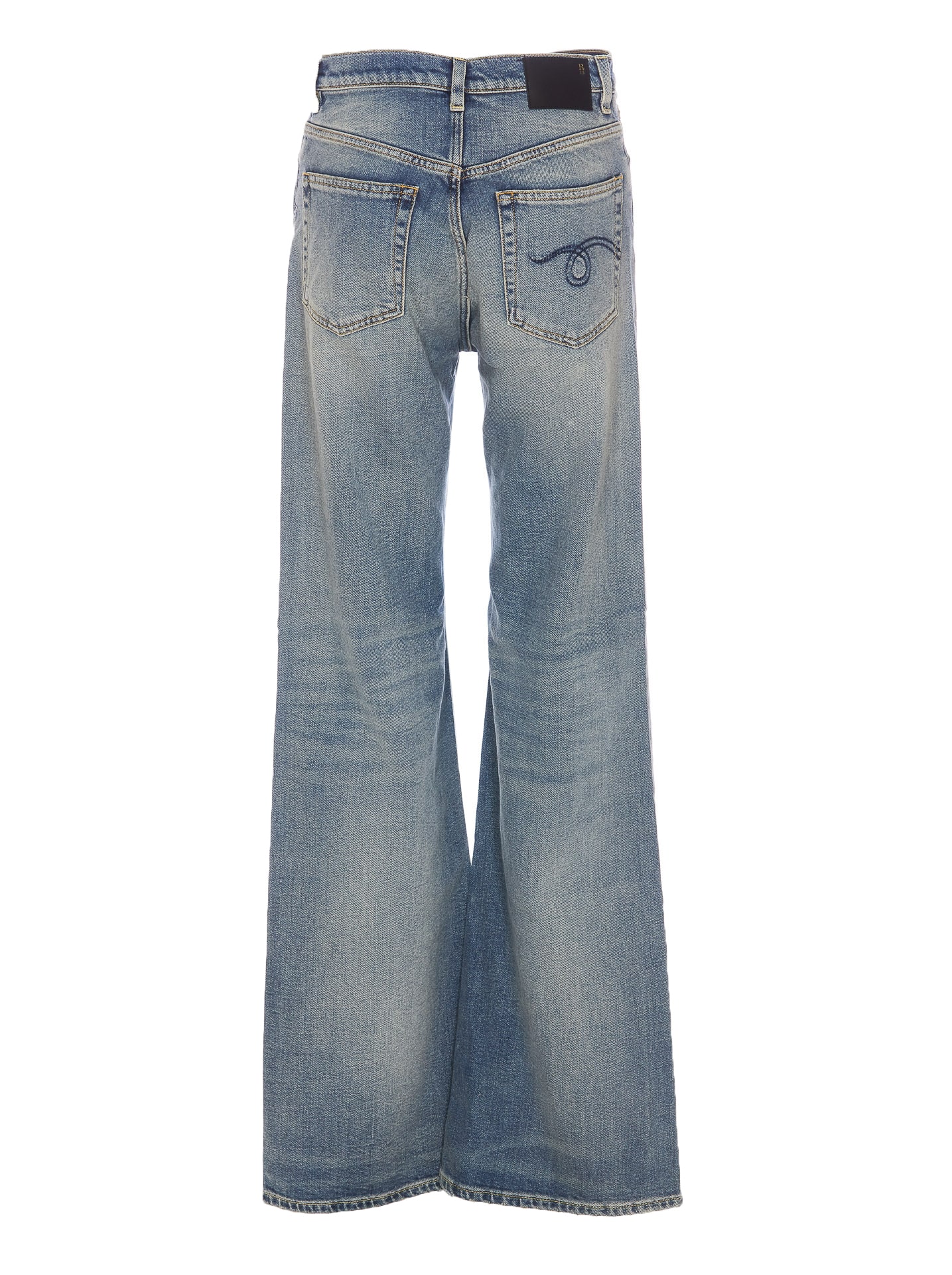 Shop R13 Jane Jeans Jeans In Hester Blue