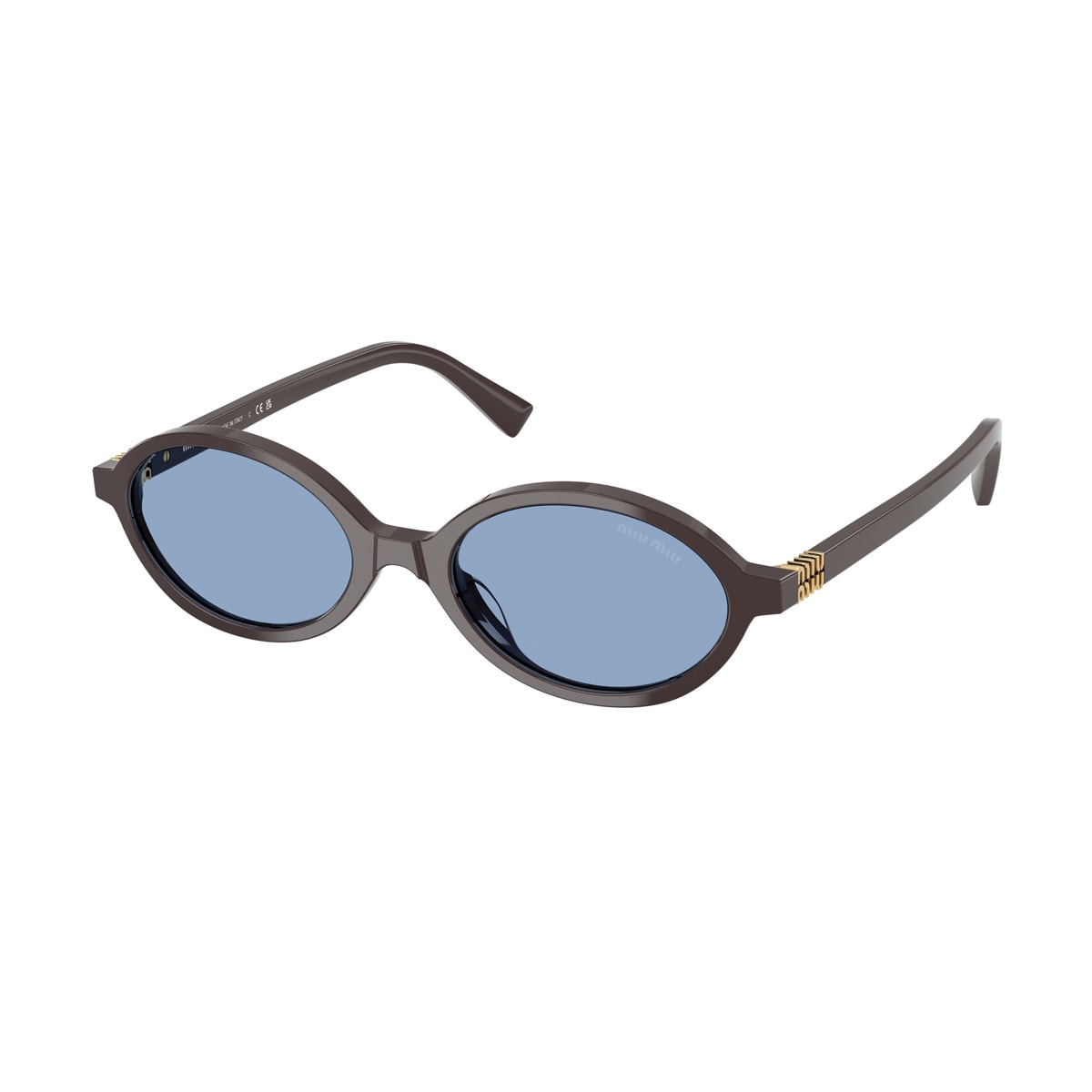 Miu Miu Miumiu 0mu 04zs Miu Regard 22c60o Marrone Moka Sunglasses