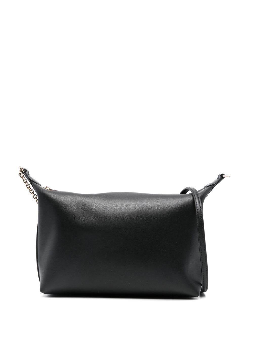 Furla Nuvola Mini Crossbody Hobo In Black