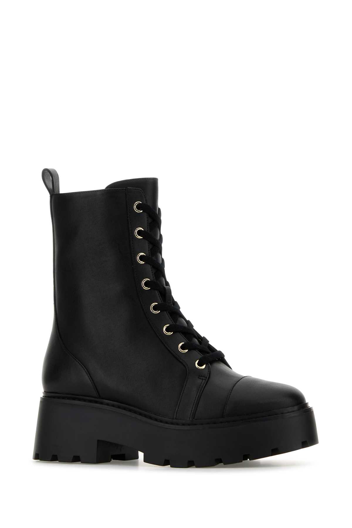 Shop Michael Kors Black Leather Blake Ankle Boots