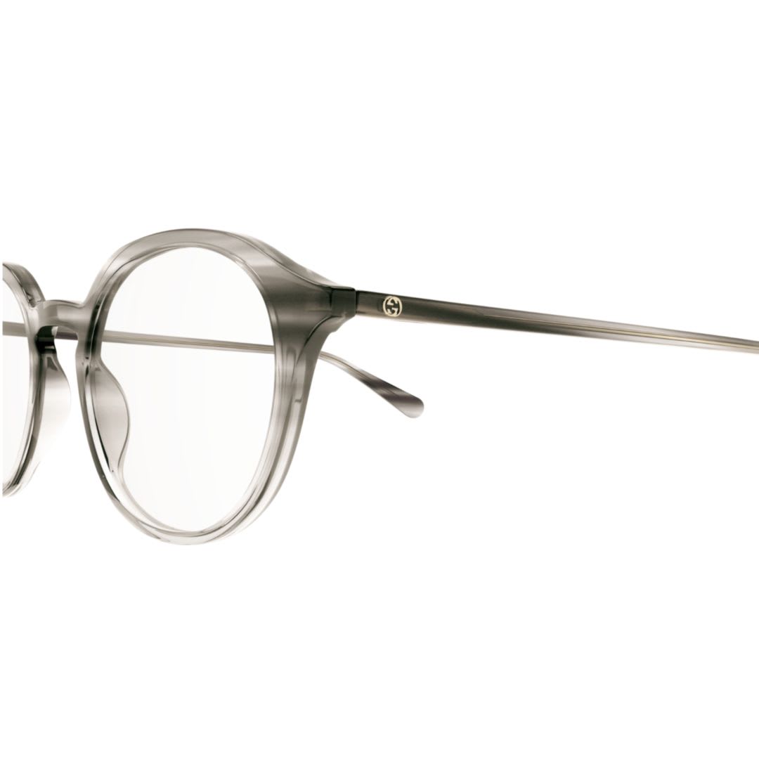 Gucci Gg1004o003 Grey Grey Transparent In Gray