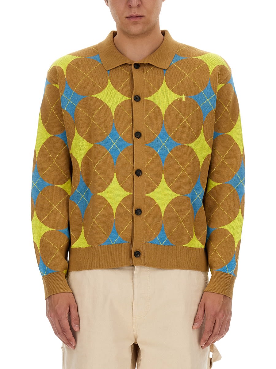 Shop Awake Ny Argyle Shirt In Brown