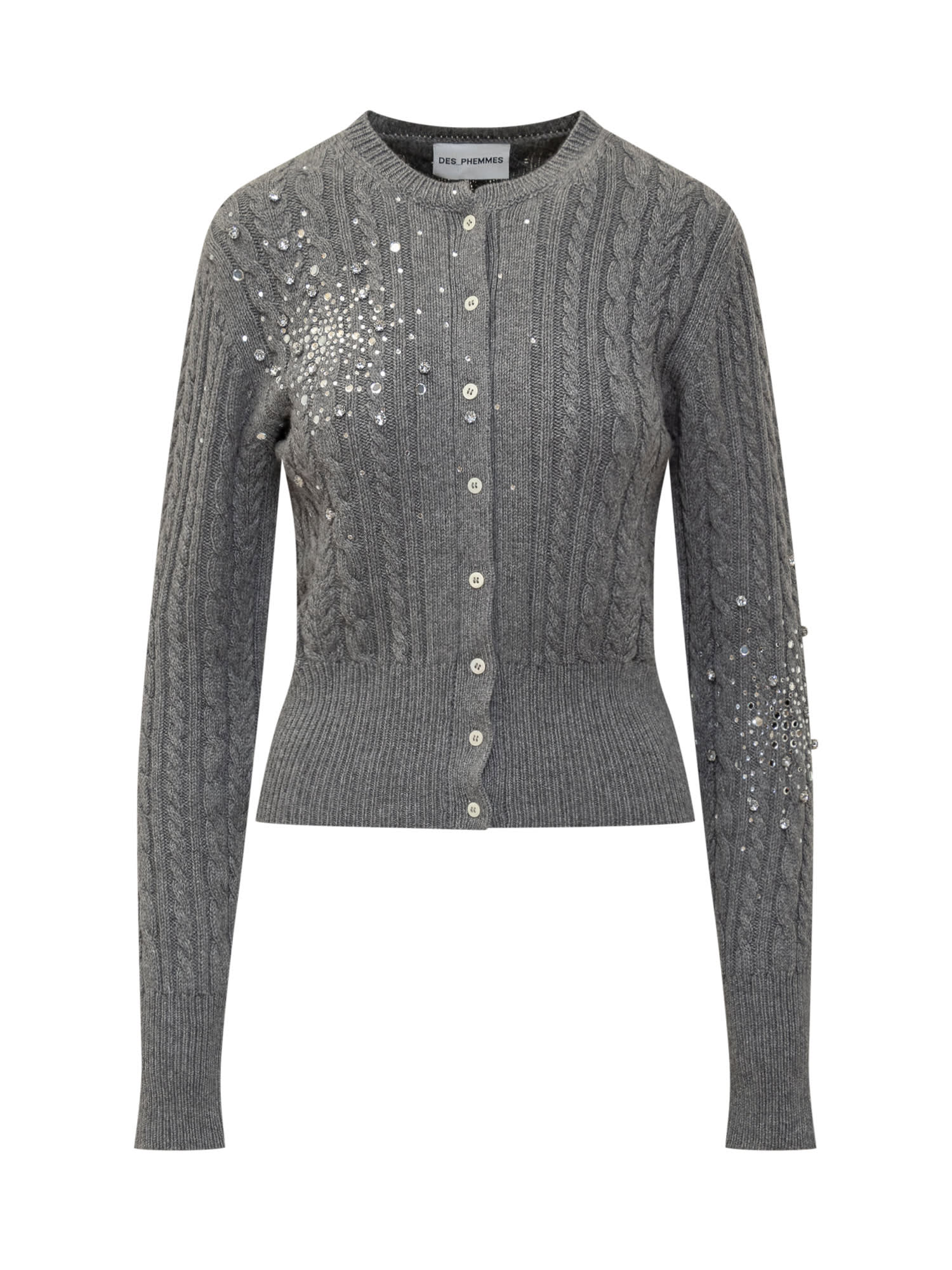 Des Phemmes Cardigan With Strass