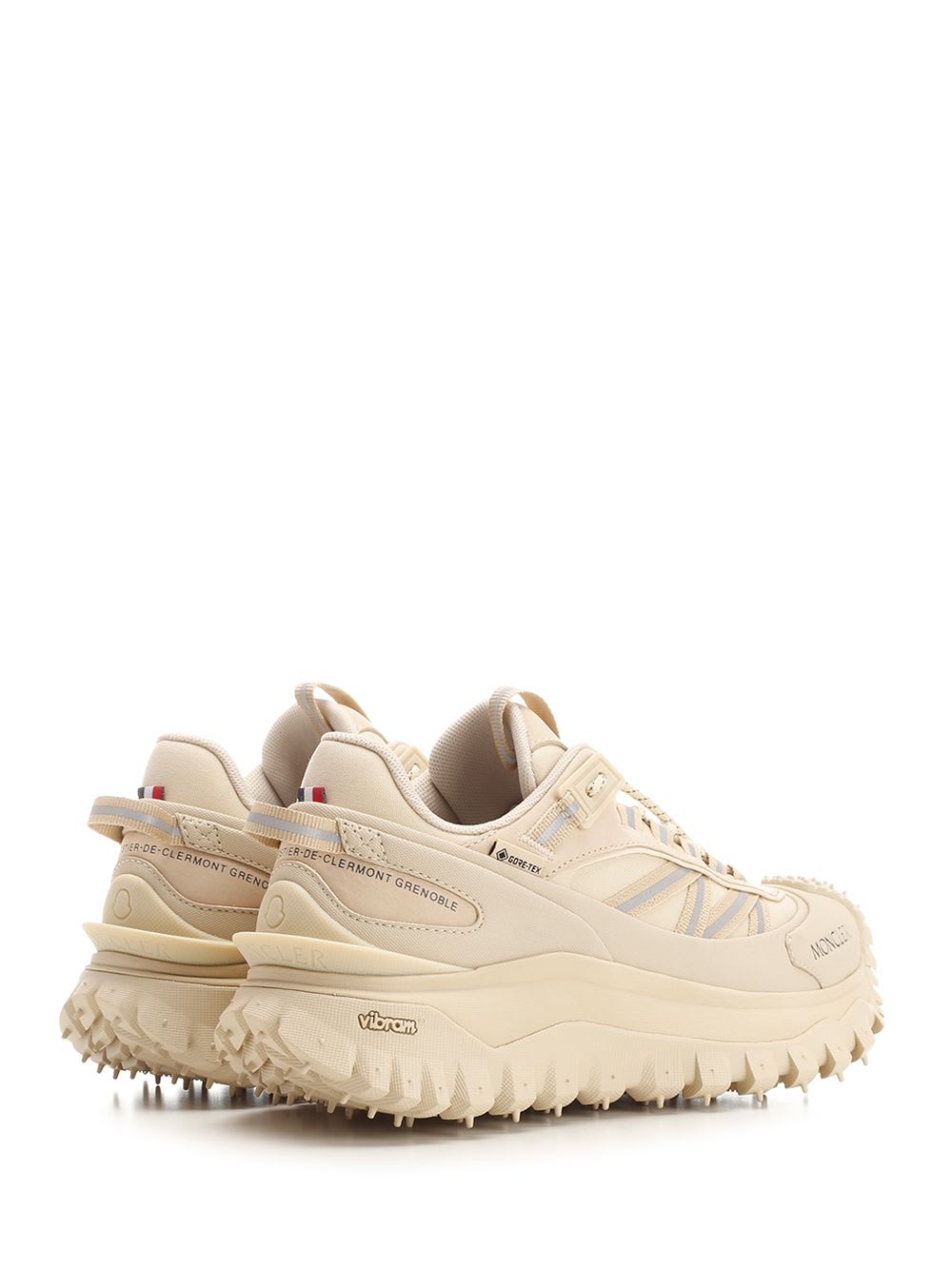 Shop Moncler Trailgrip Sneakers In White