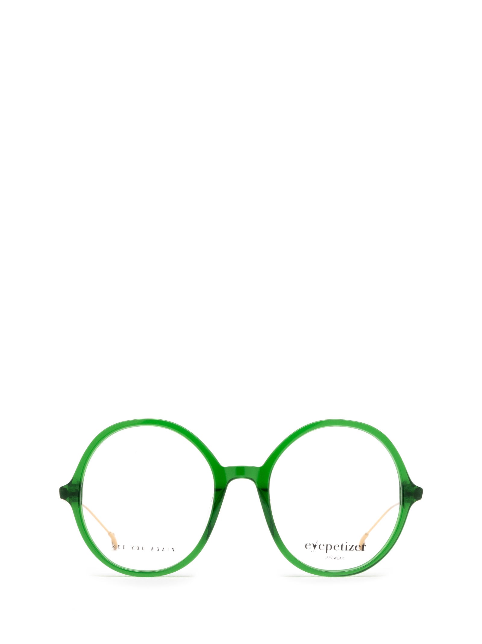 Eyepetizer Soleil Transparent Green Glasses