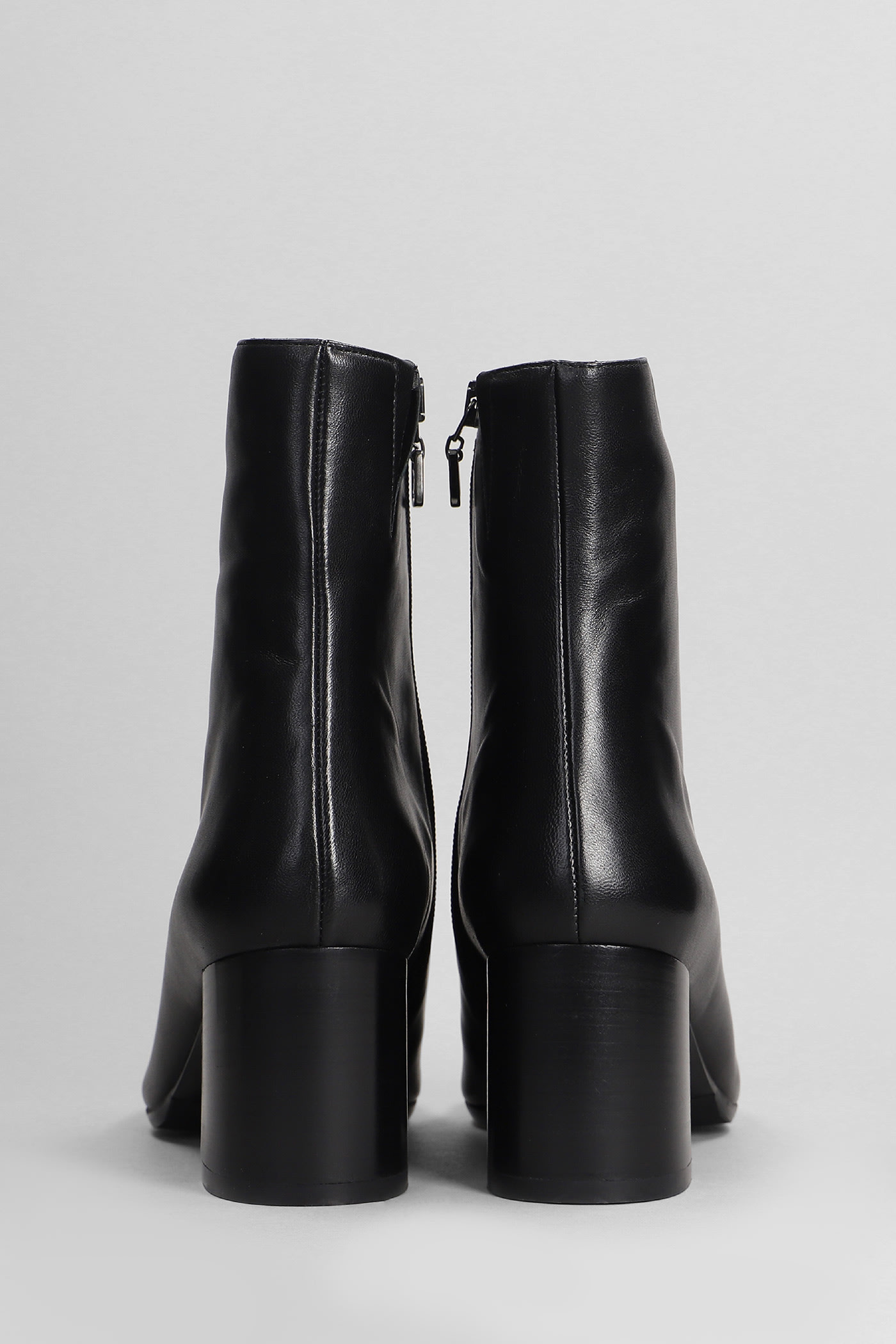 Shop Carel Esprit High Heels Ankle Boots In Black Leather