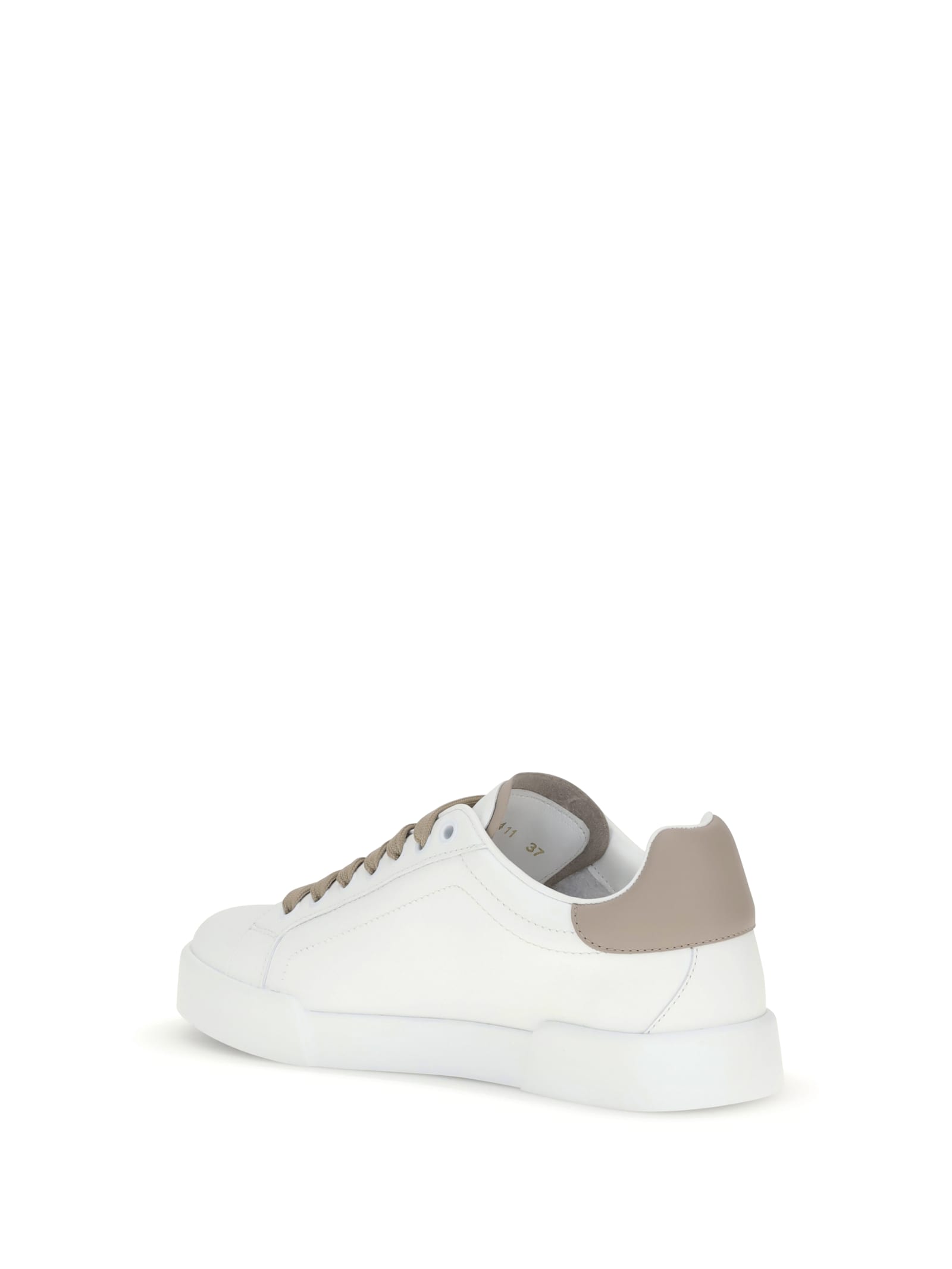 Dolce & Gabbana Port.light Strobel Sneakers In White