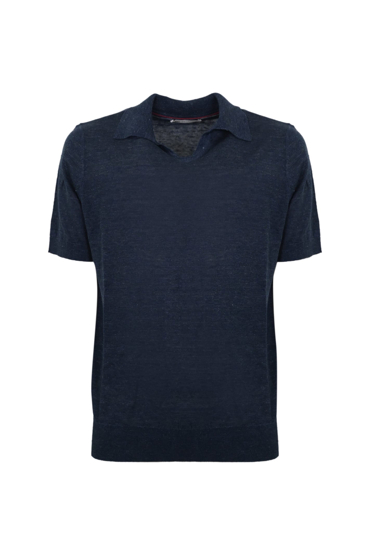 Shop Brunello Cucinelli Linen Blend Polo Shirt In Nettuno