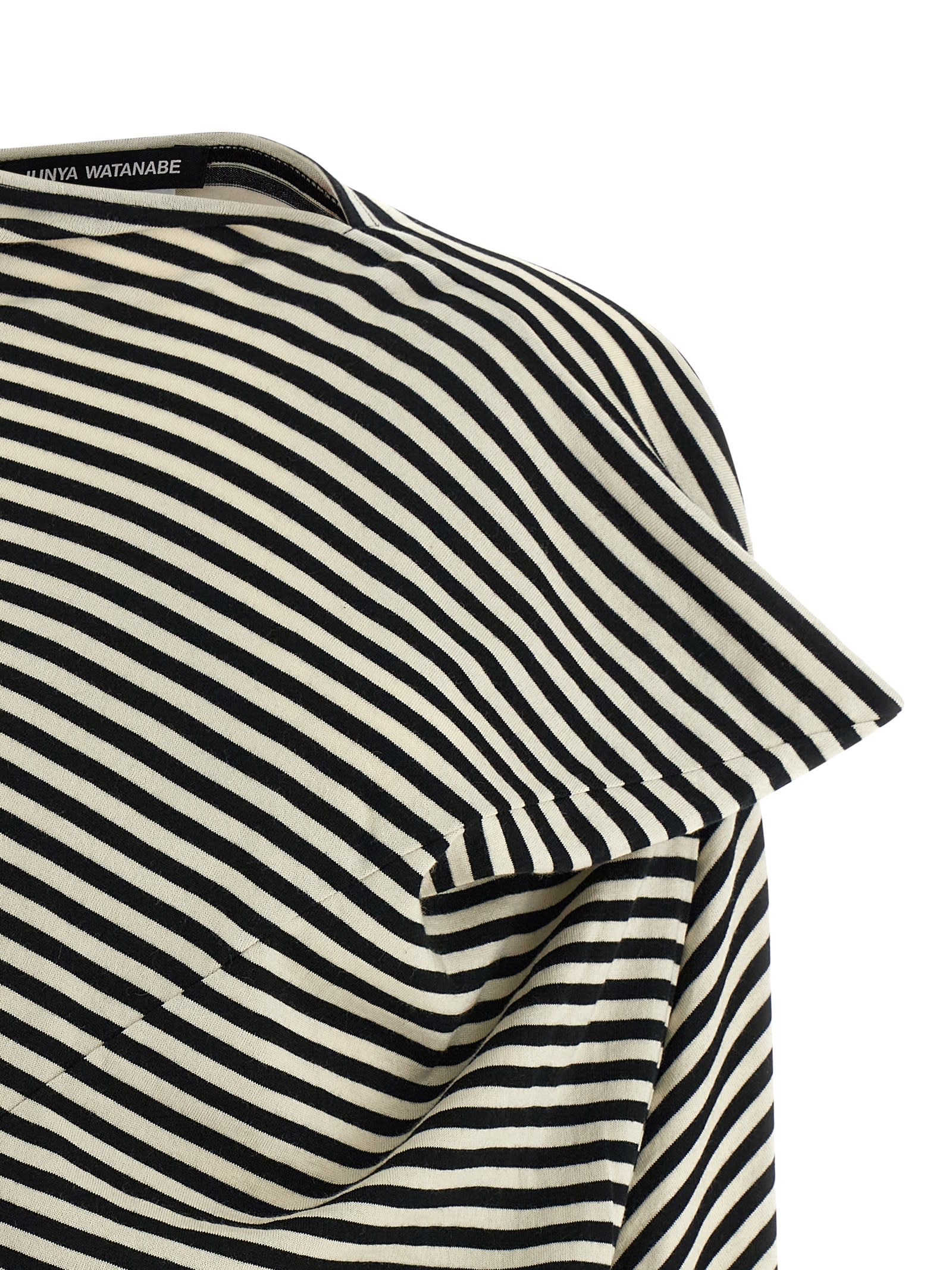 Junya Watanabe Asymmetrical Hem Sweater In Black