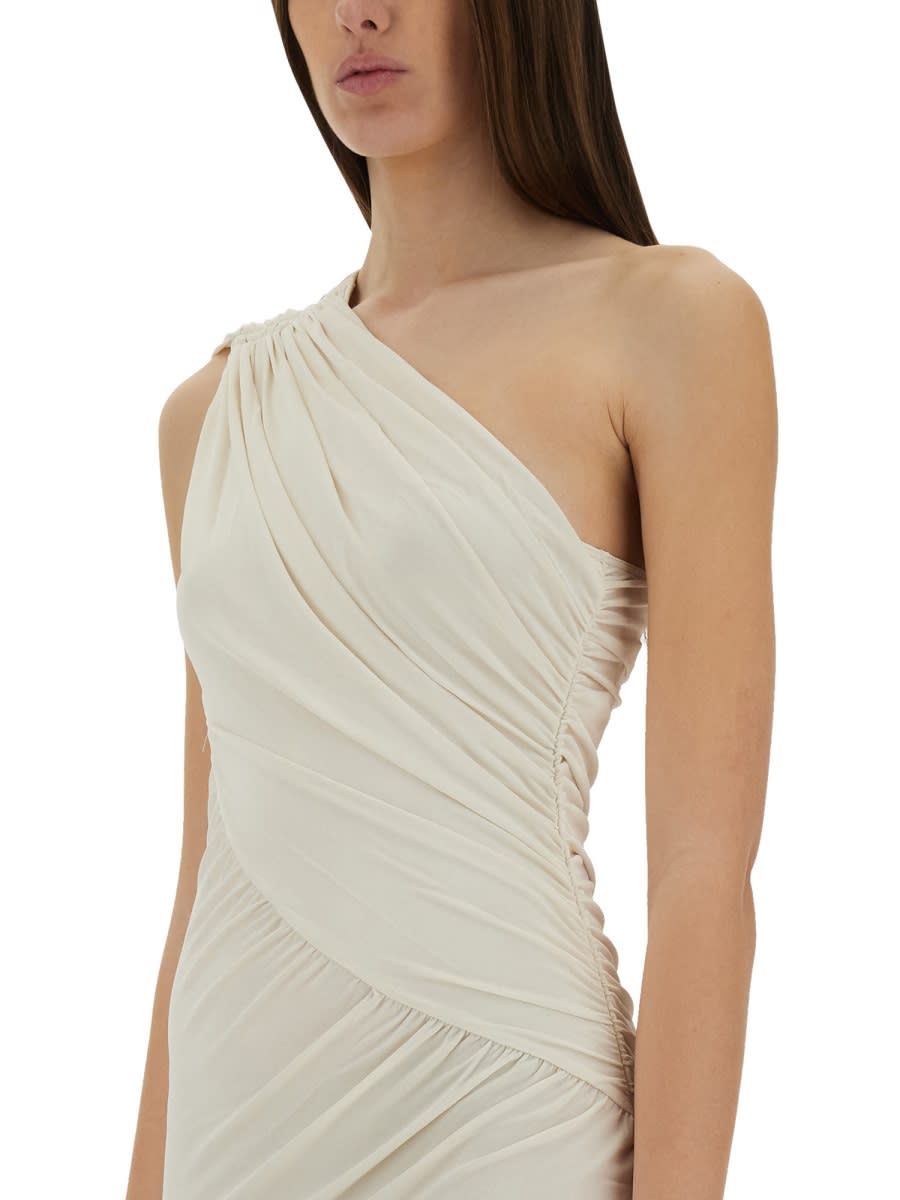 Shop Rick Owens Long Dress Amira In White
