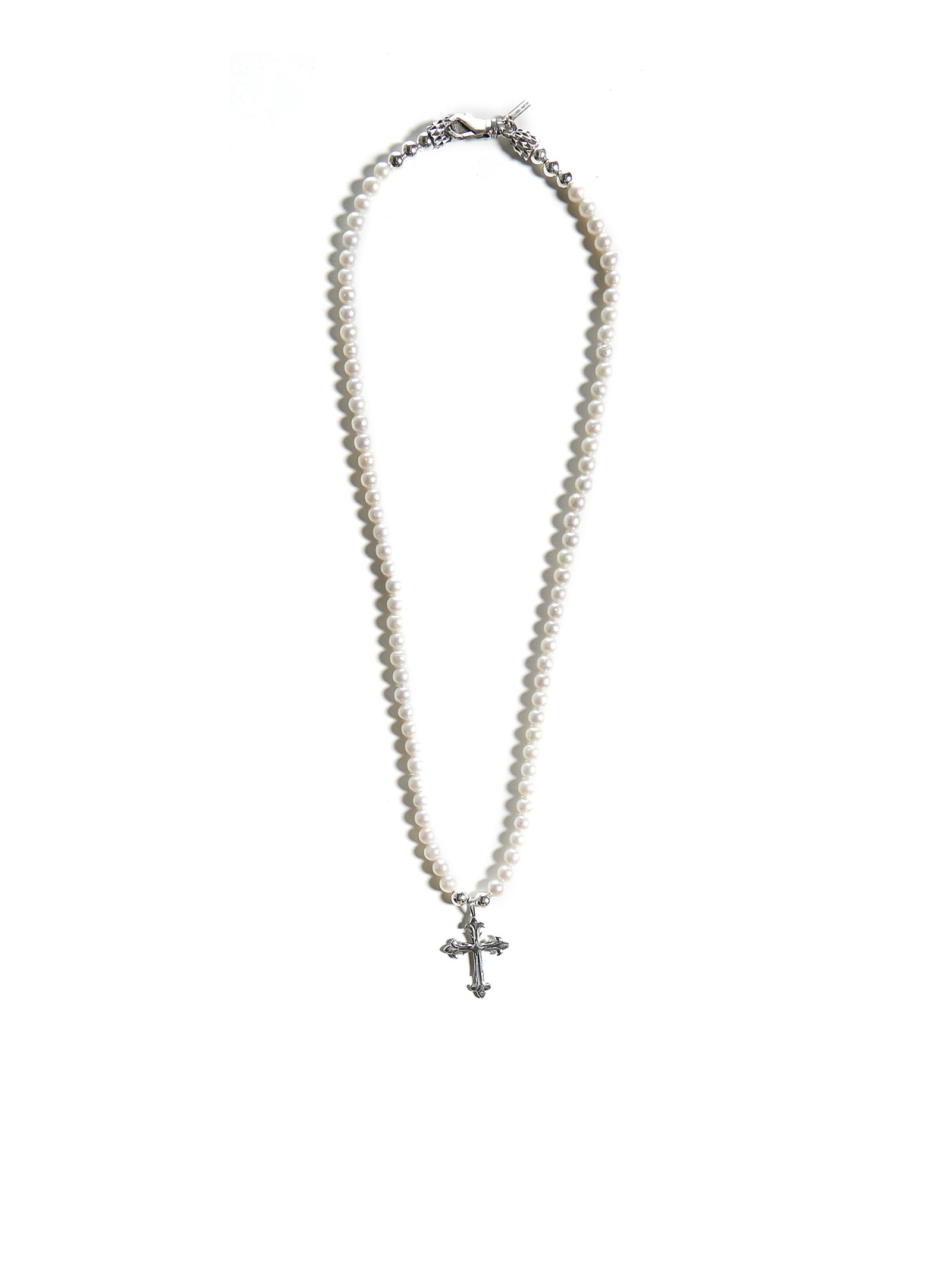 Shop Emanuele Bicocchi Necklace In Silver
