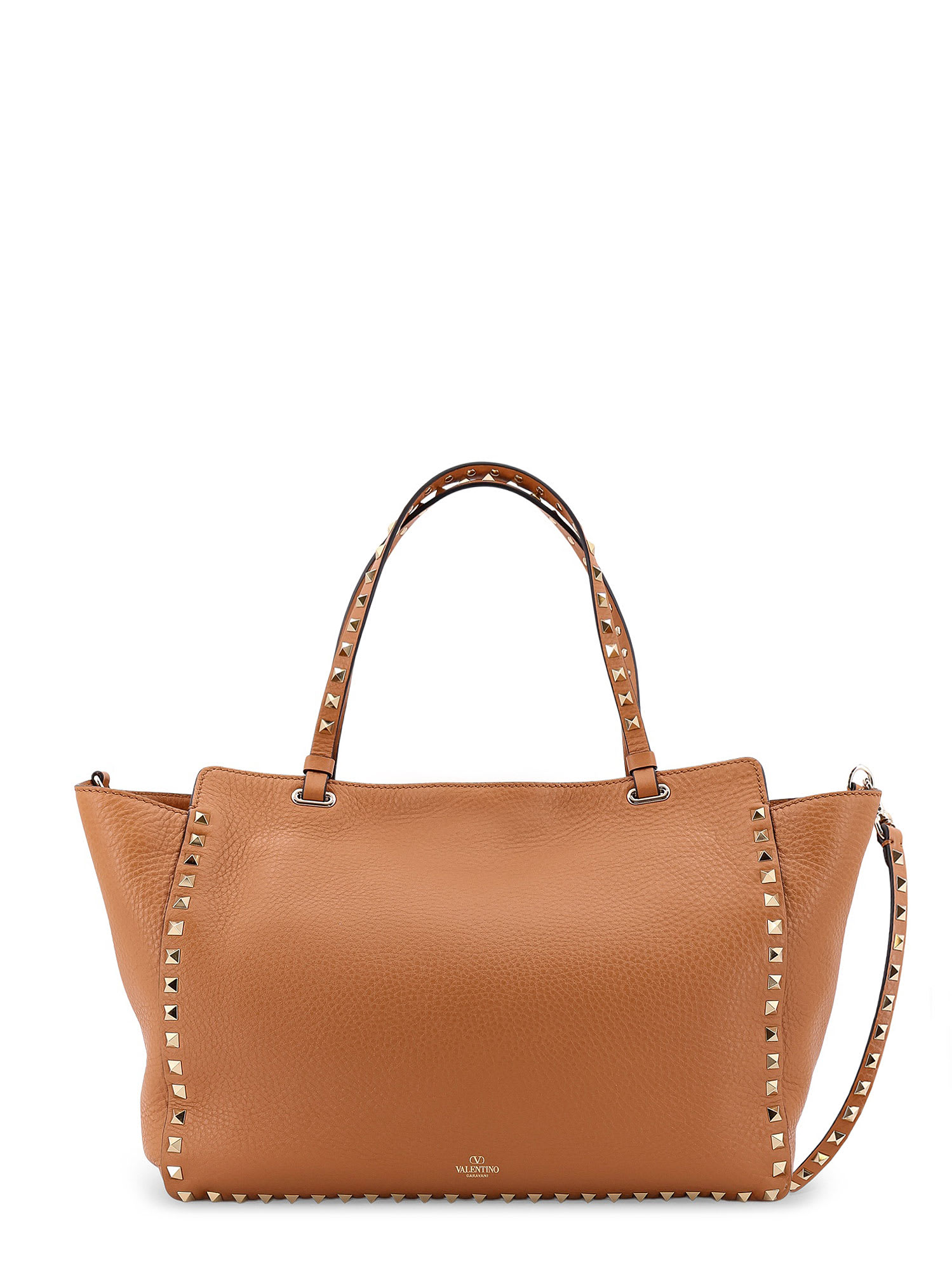 Shop Valentino Shoulder Bag In Brown