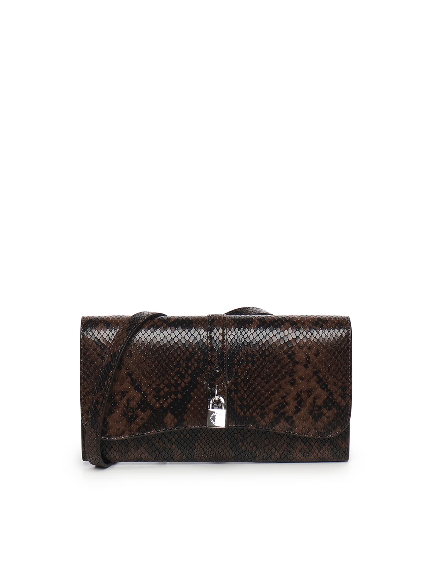 Stella Mccartney Ryder Flap Crossbody Bag In Brown