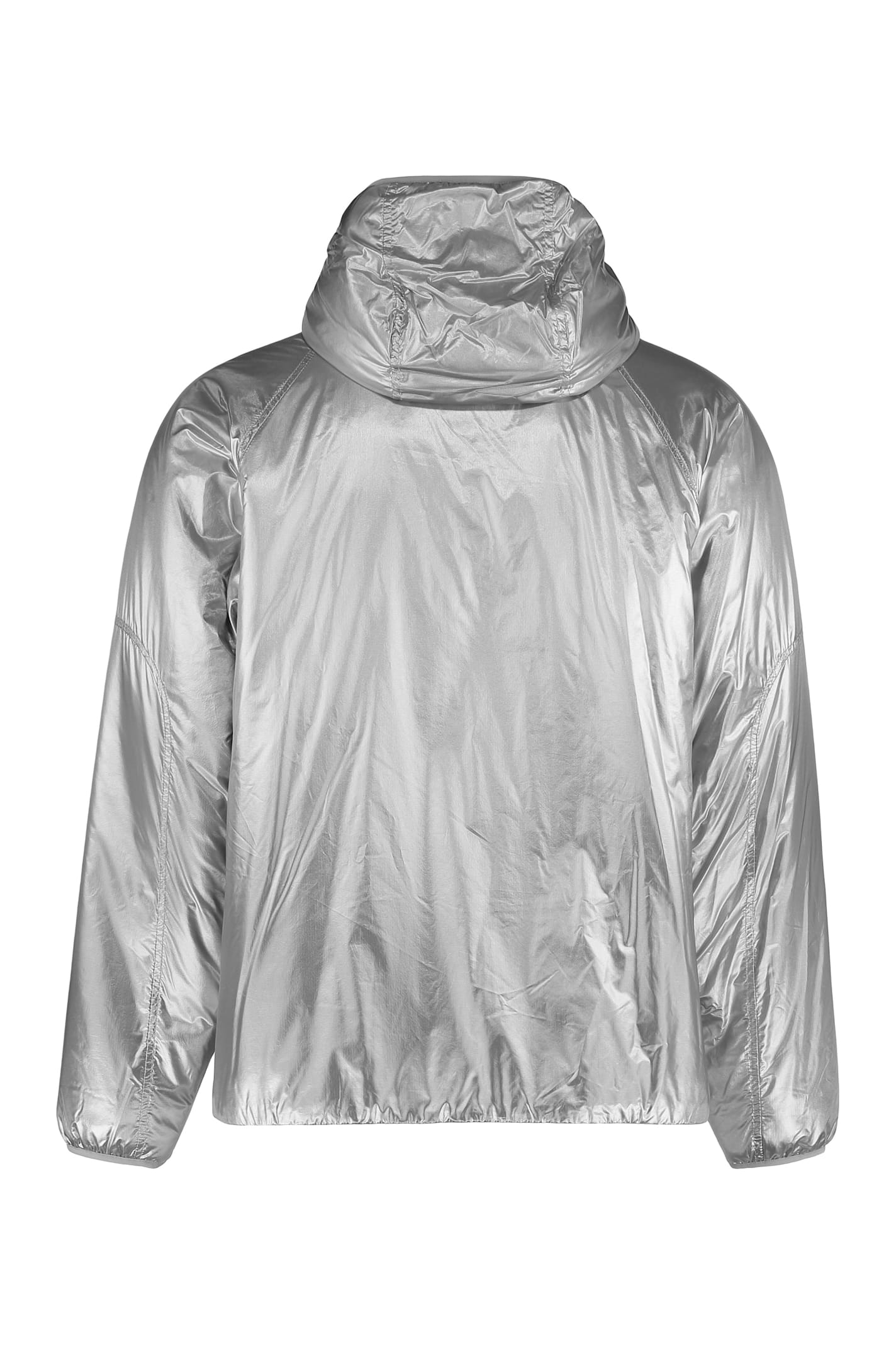 Herno Hooded Jacket Laminar In Silver