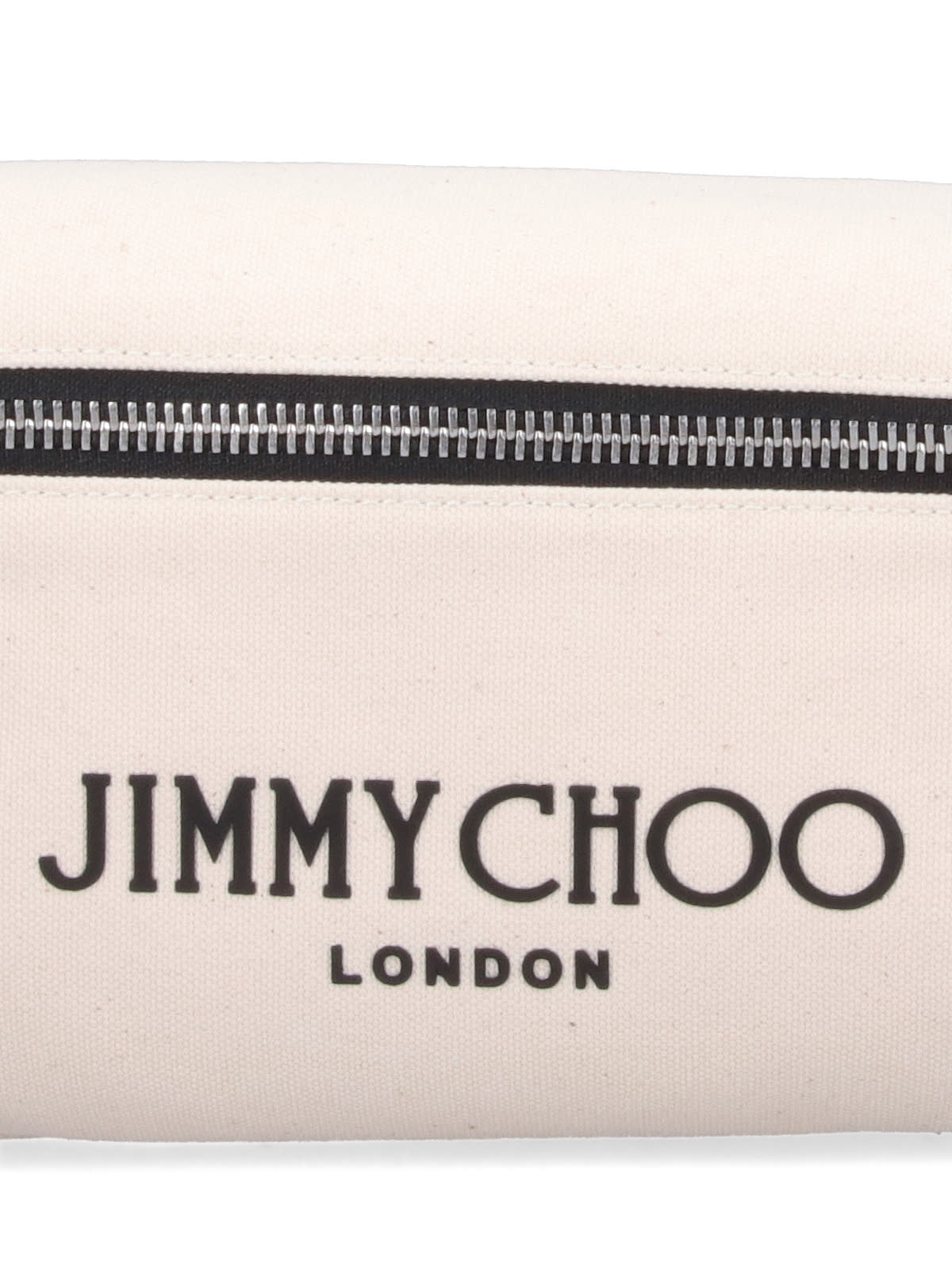 Shop Jimmy Choo Finsley Belt Bag In Beige