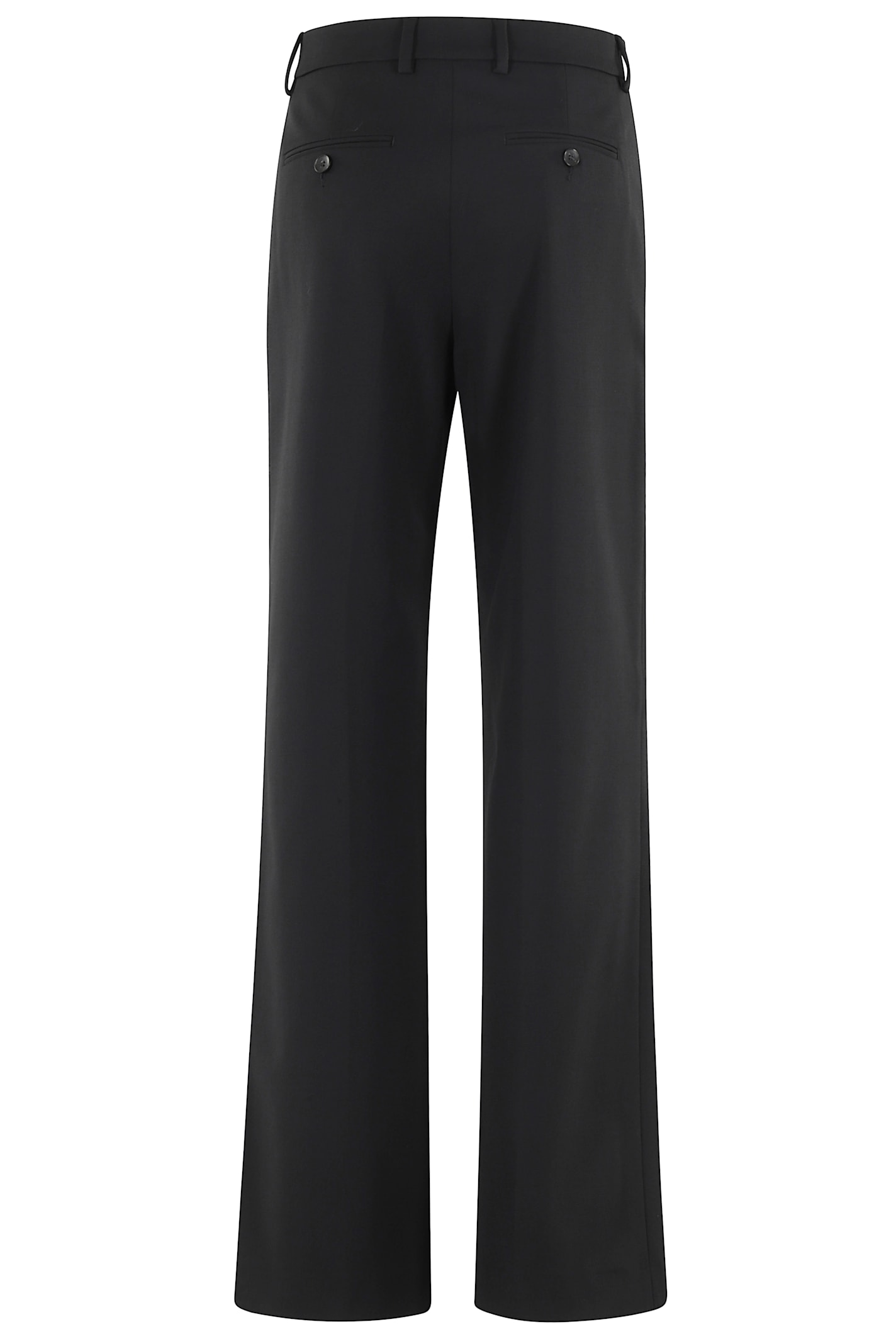 Seventy High-waisted Blue Trousers With Four-pocket Design In Black