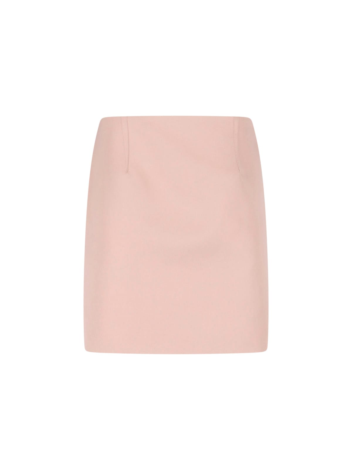 Chloé Satin Mini Skirt In Pink