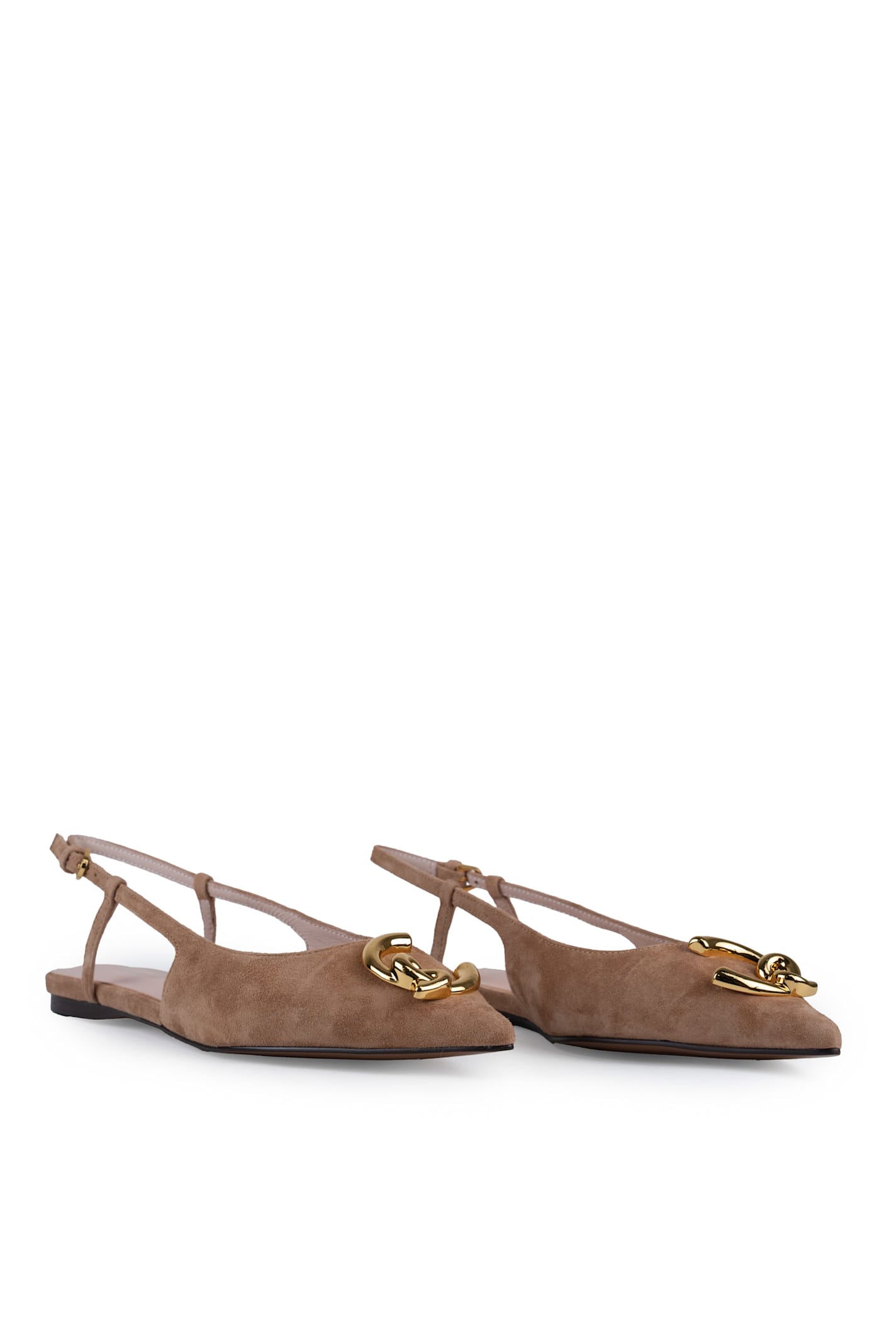 Coccinelle C-me Slingback Sandals In Suede
