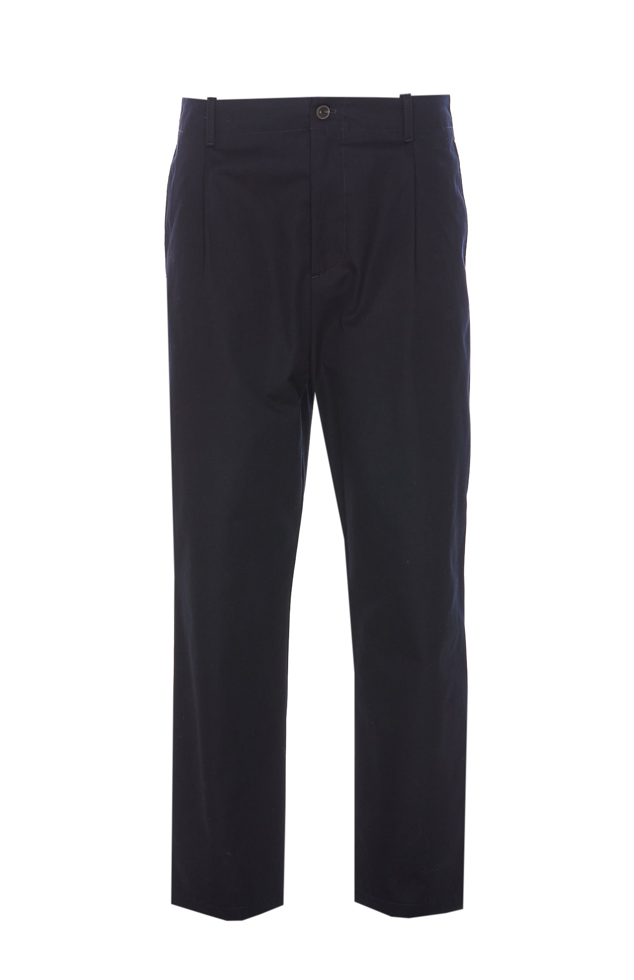 Shop Valentino Pants In Blue