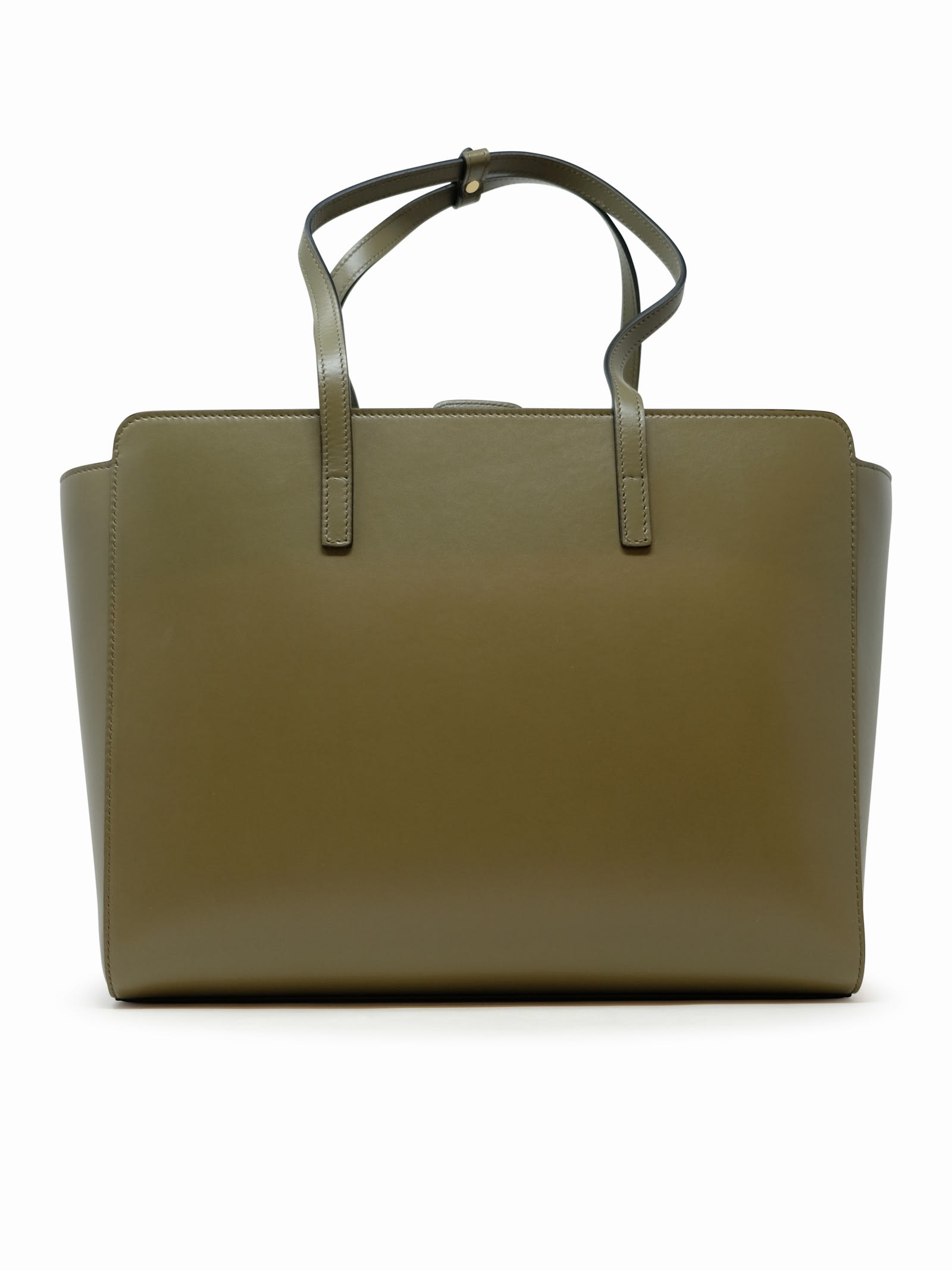 Hidesins Musk Leather Handbag In Green