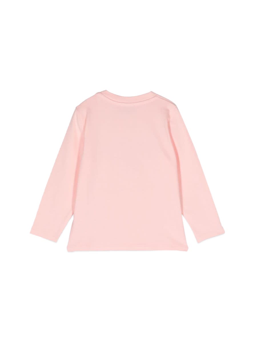 Shop Moschino ml Logo T-shirt In Pink