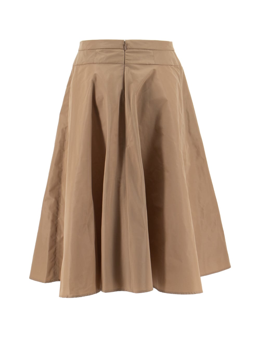 Shop Aspesi Skirt In Camel