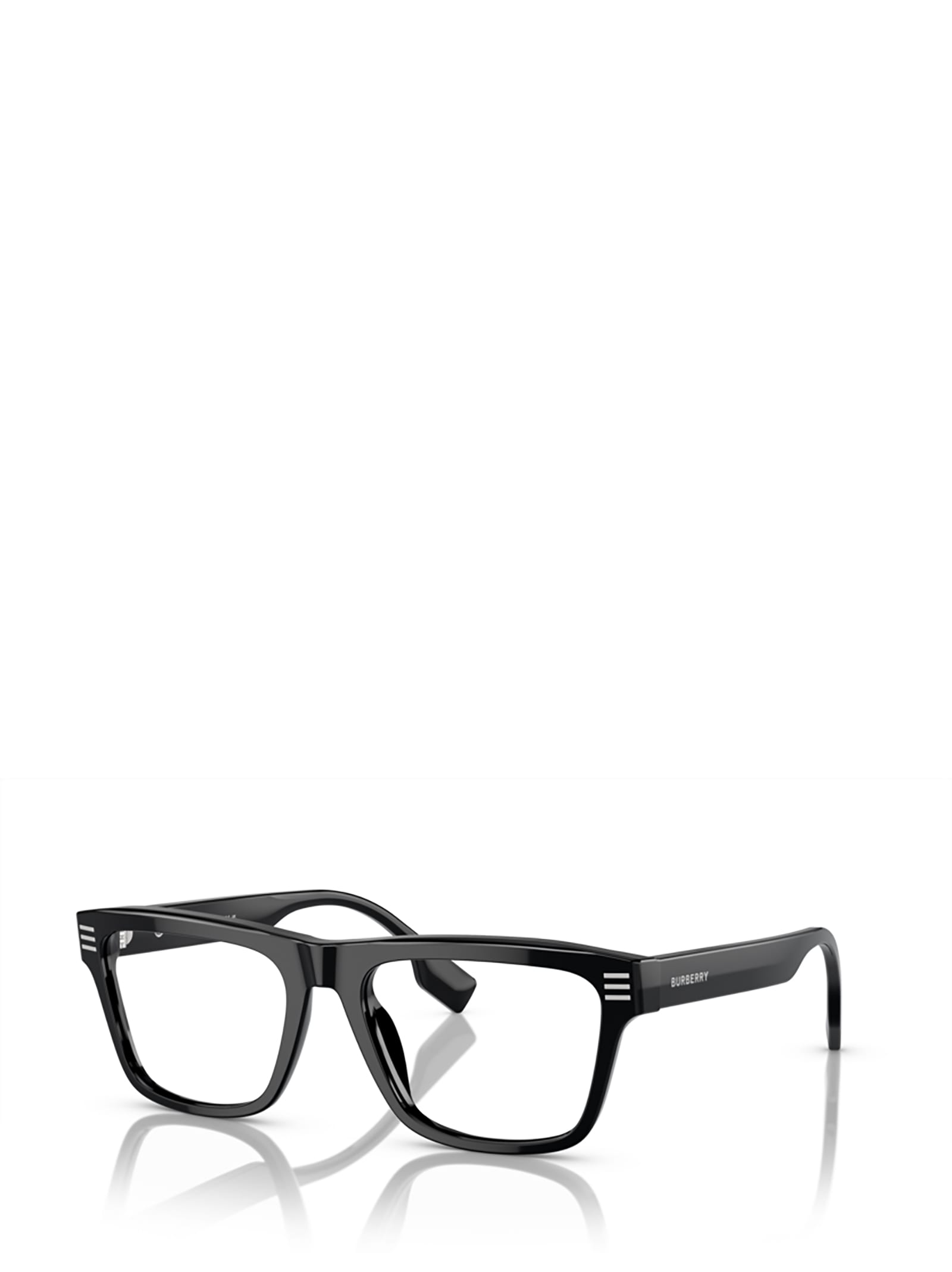 Shop Burberry Eyewear Be2387 Black Glasses