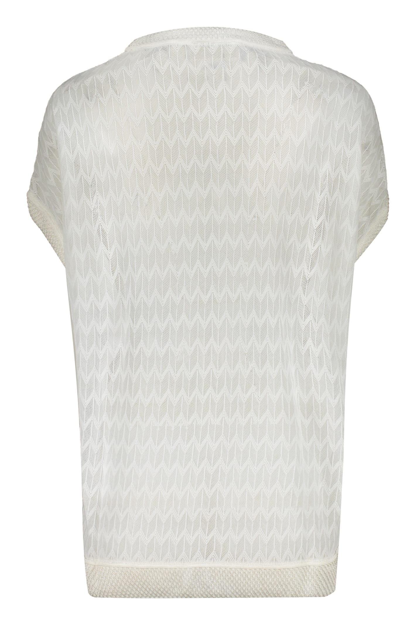 Shop Missoni Sleeveless Top In White