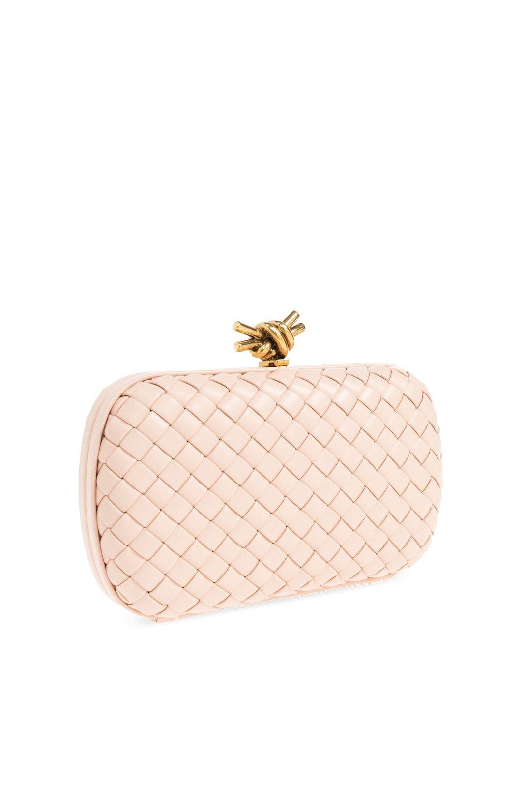 Shop Bottega Veneta Knot Minaudiere Clutch Bag