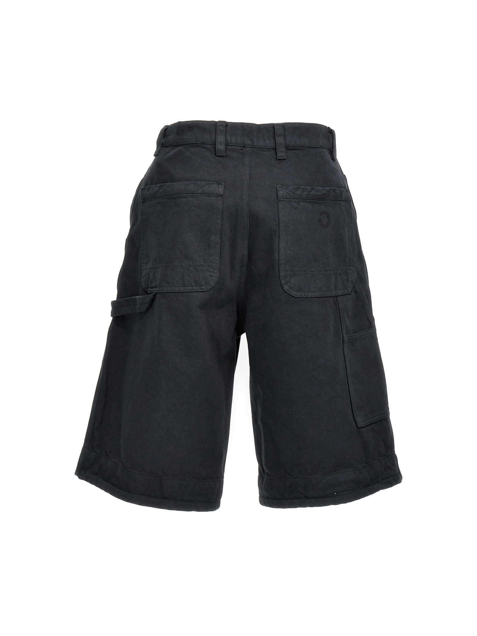 Objects Iv Life Deadstock Cotton Denim Carpenter Shorts In Blue