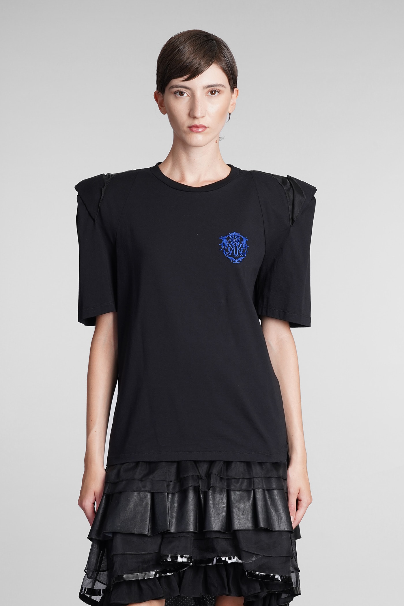 Koché T-shirt In Black Polyamide