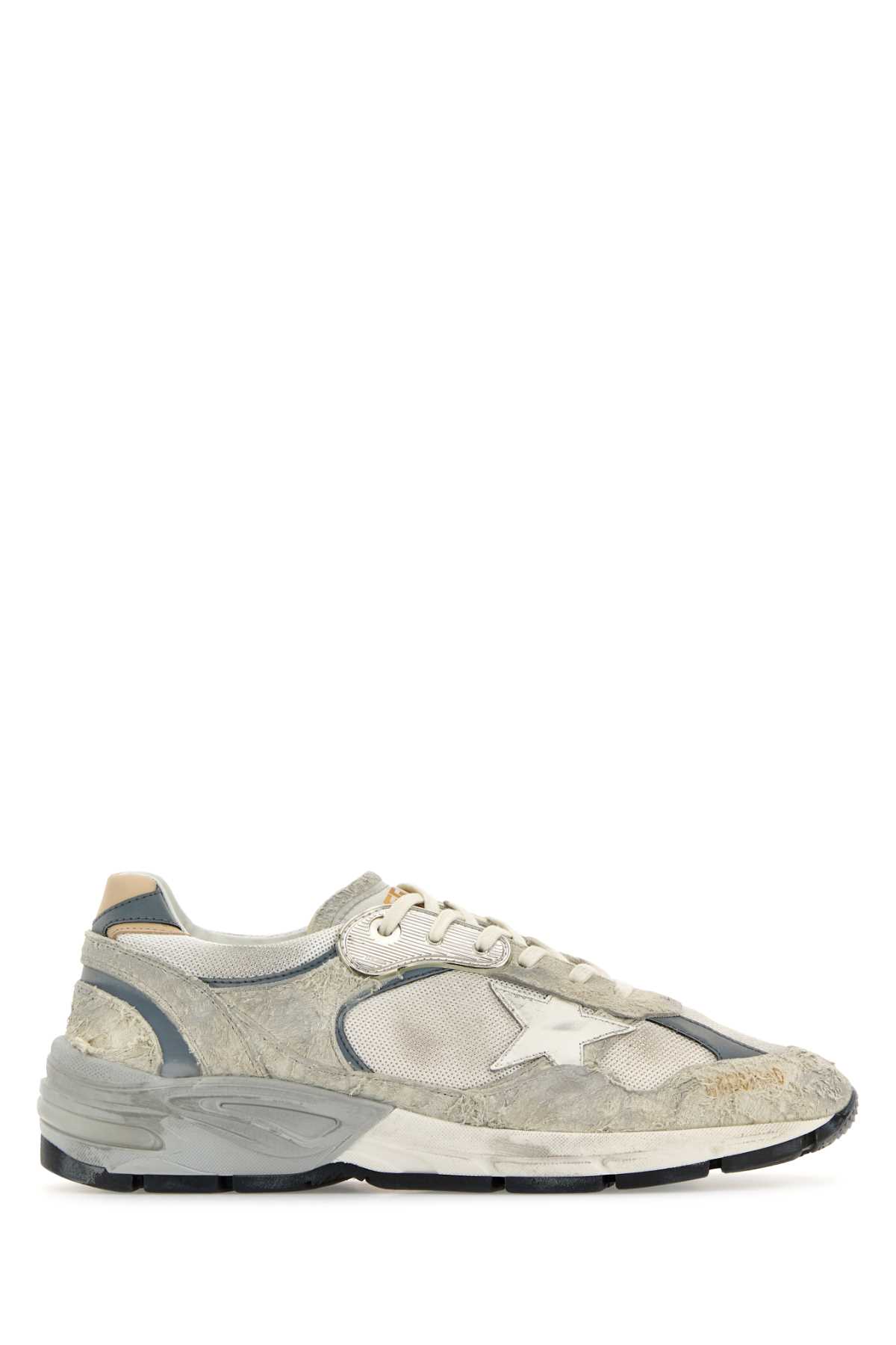 Shop Golden Goose Multicolor Leather And Fabric Running Dad Sneakers In 80185