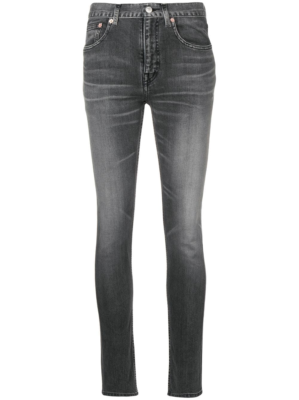 Balenciaga Stonewashed Skinny Jeans In Vintage Grey