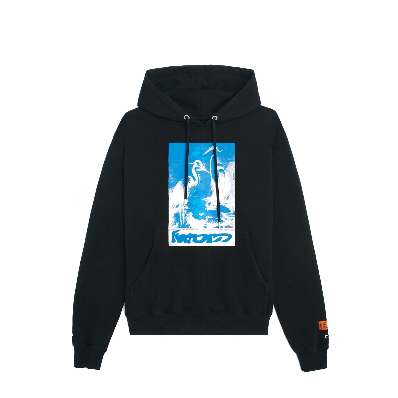 HERON PRESTON Logo Hooded Sweatshirt