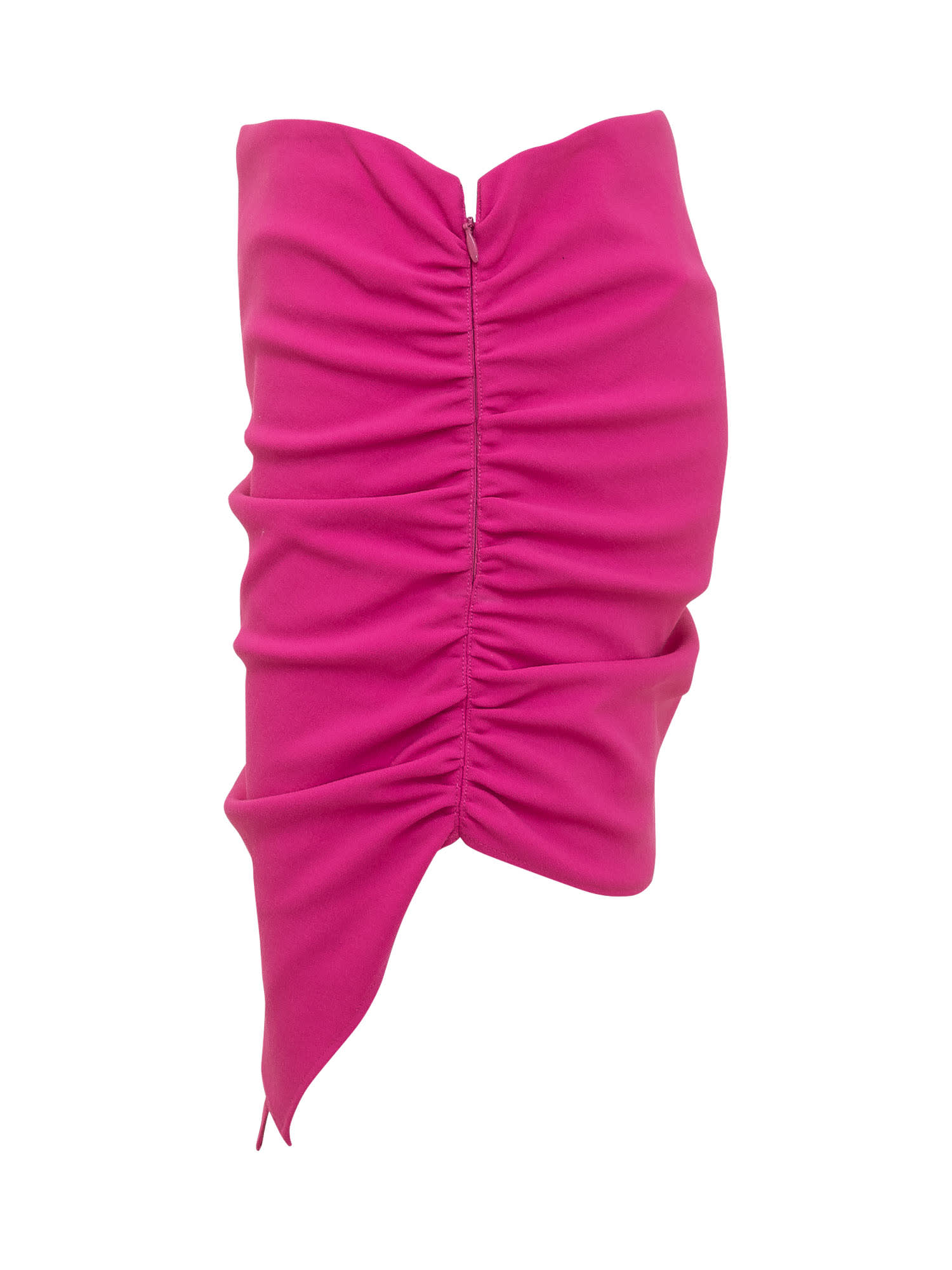 Shop Attico Hatty Mini Skirt In Super Pink