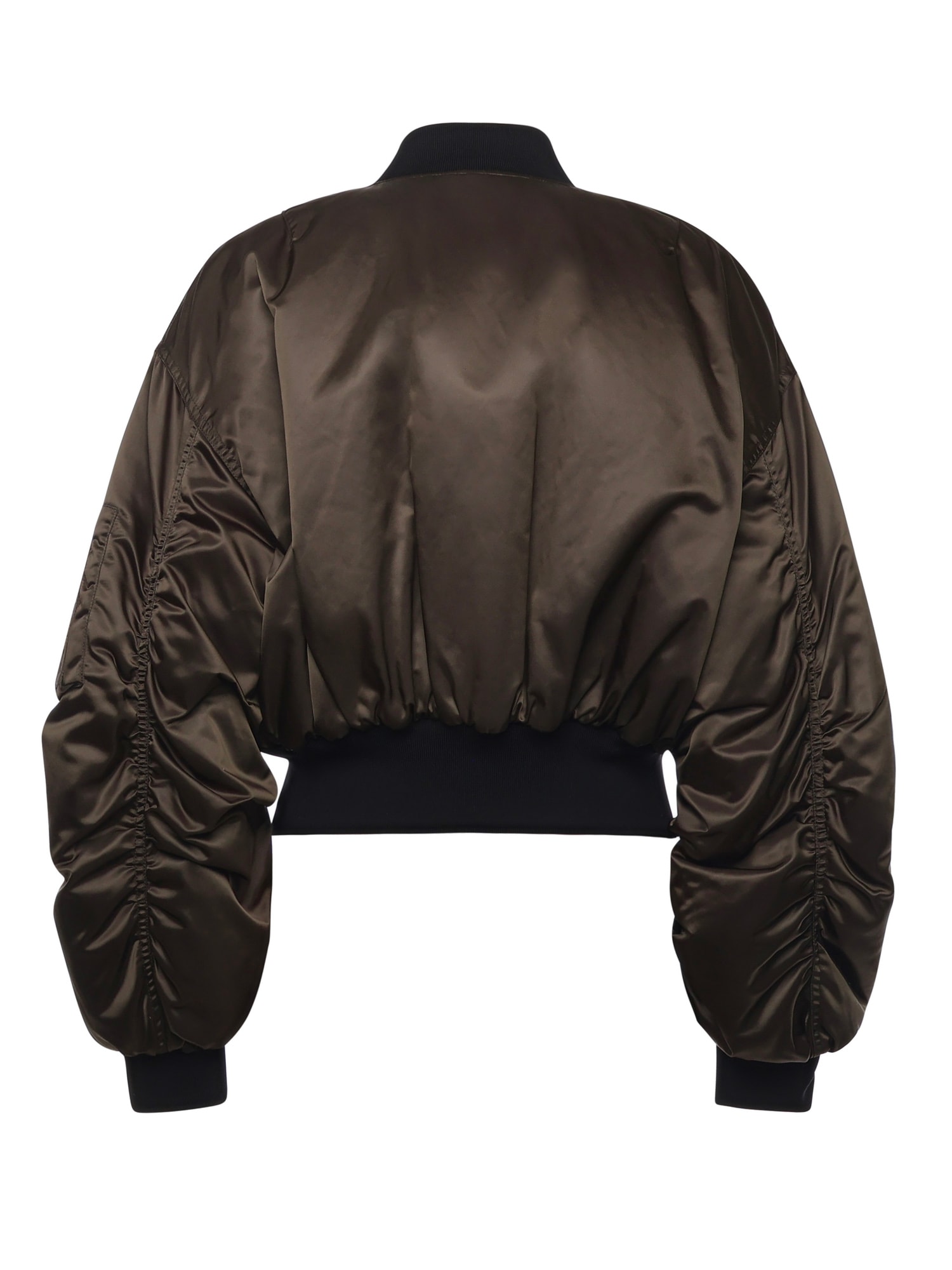Dolce & Gabbana Nylon Canvas Jacket In Brown