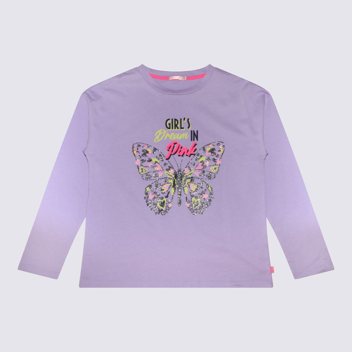 Billieblush Kids' Lilac Cotton T-shirt In Malva