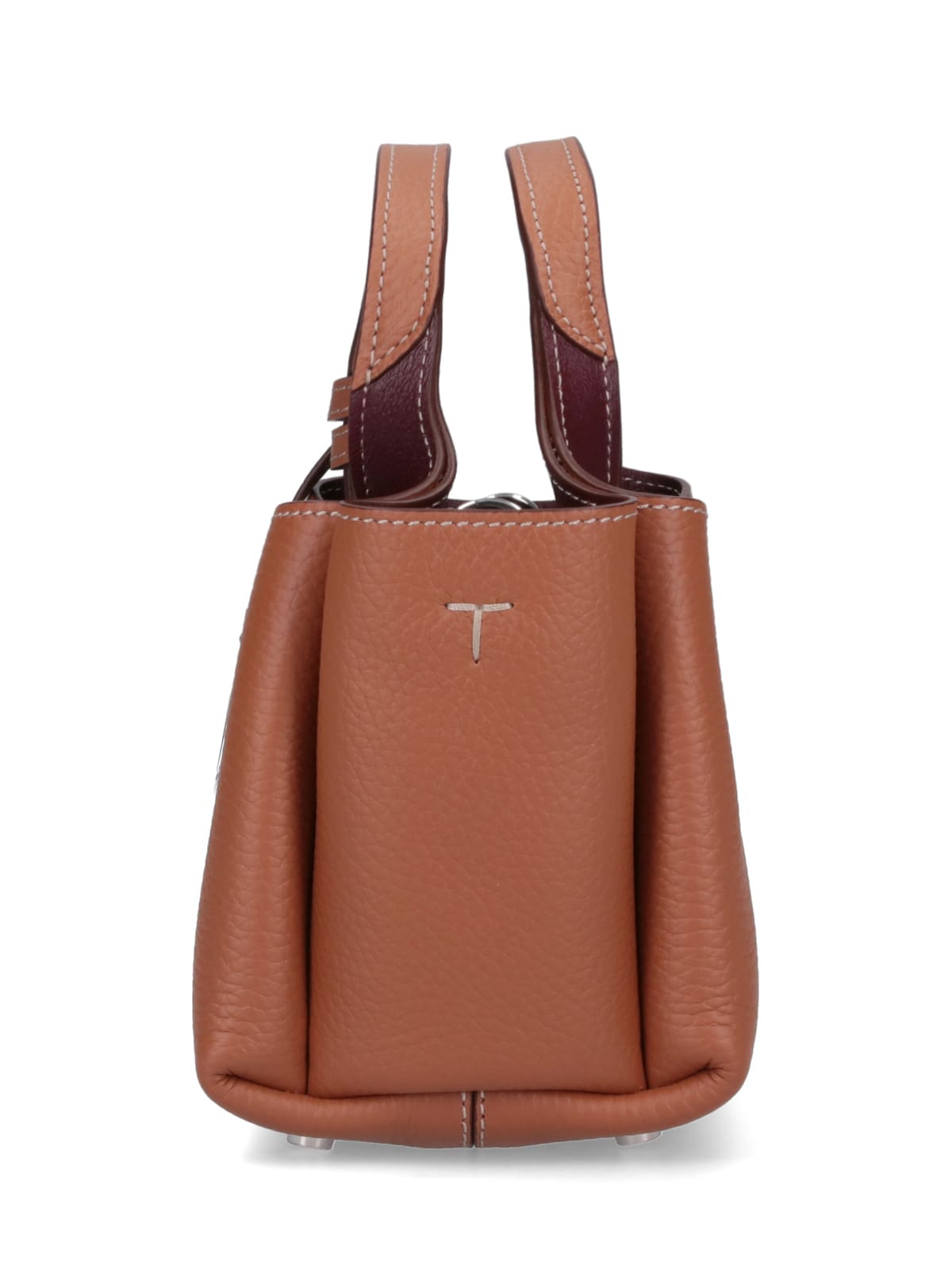 Shop Tod's Micro Logo Toggle Lock Tote In 9p13