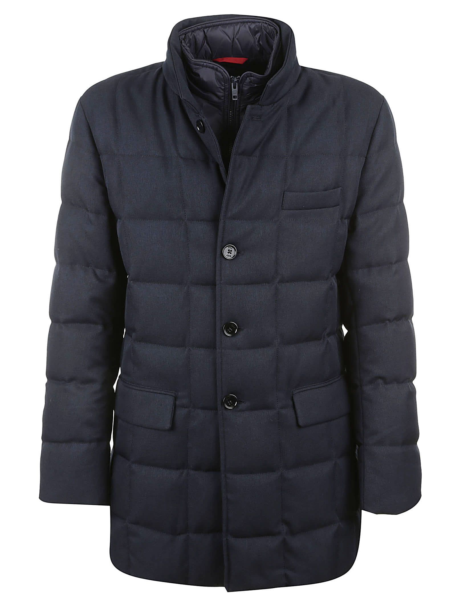 Fay Quilted Buttoned Jacket