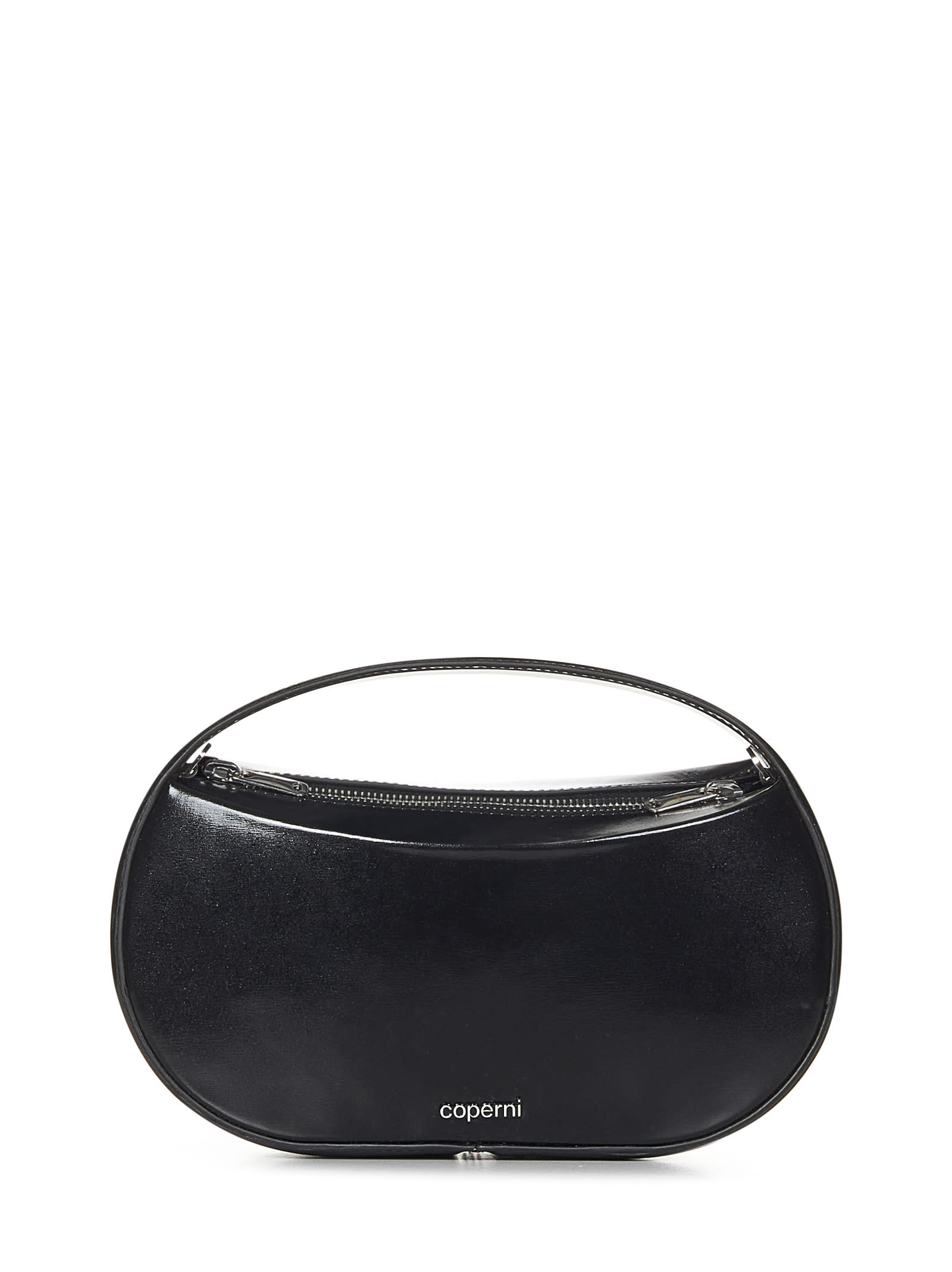 Shop Coperni Small Sound Swipe Handbag In Black