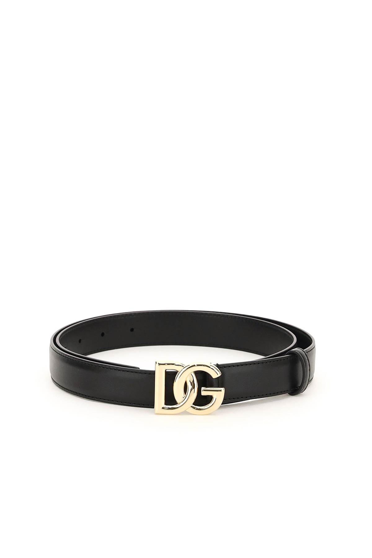 Shop Dolce & Gabbana Logo Belt In Nero (black)